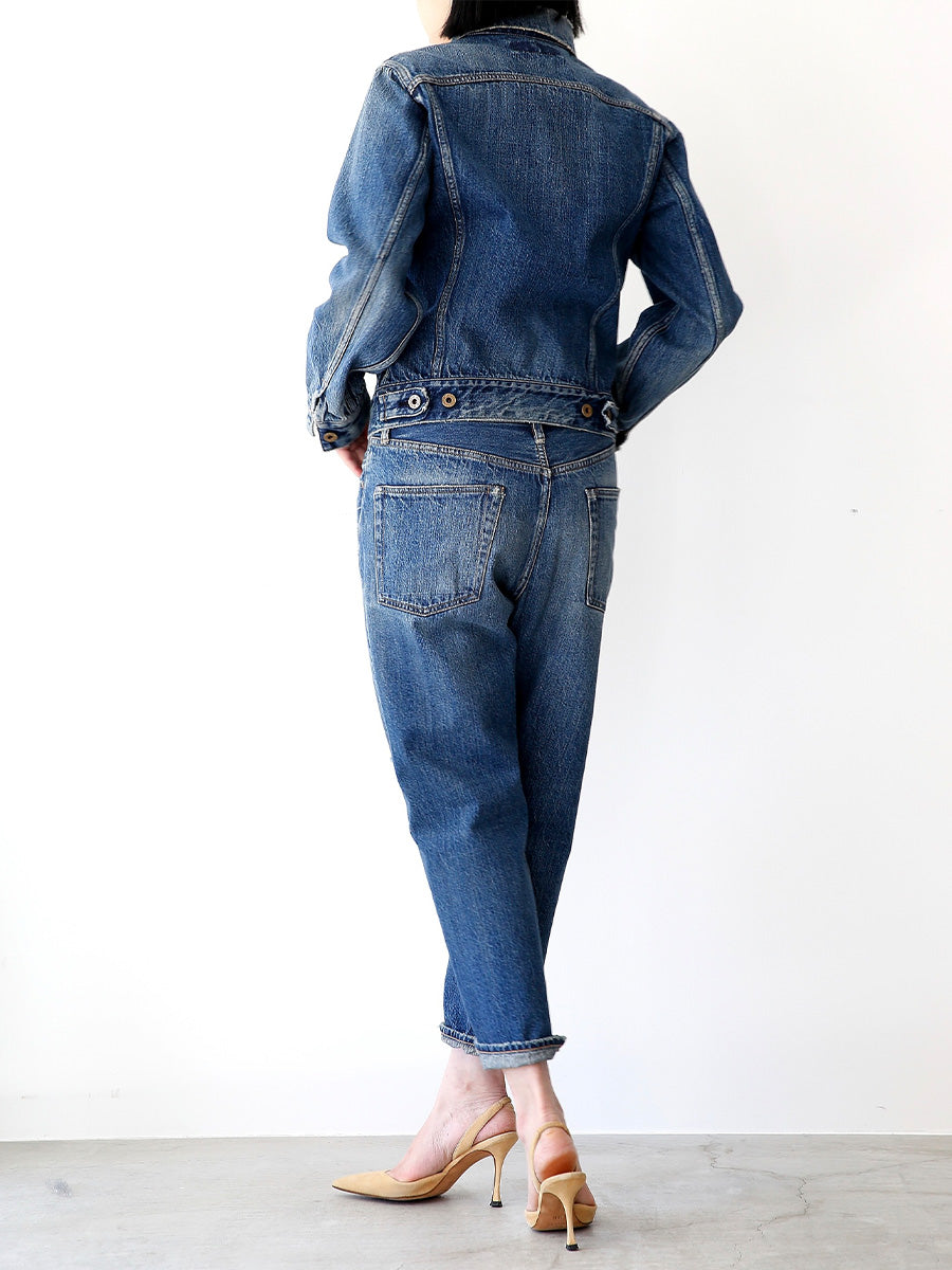 MADISONBLUE BOYS CRASHED TAPERED PT DENIM
