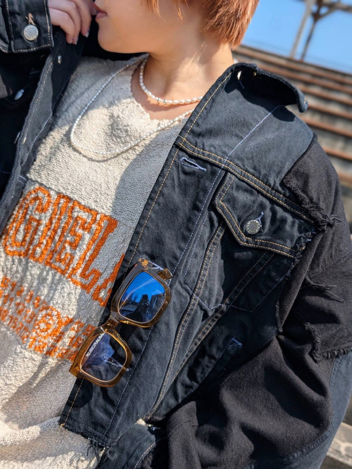 QUIITO PT DENIM JK BK
