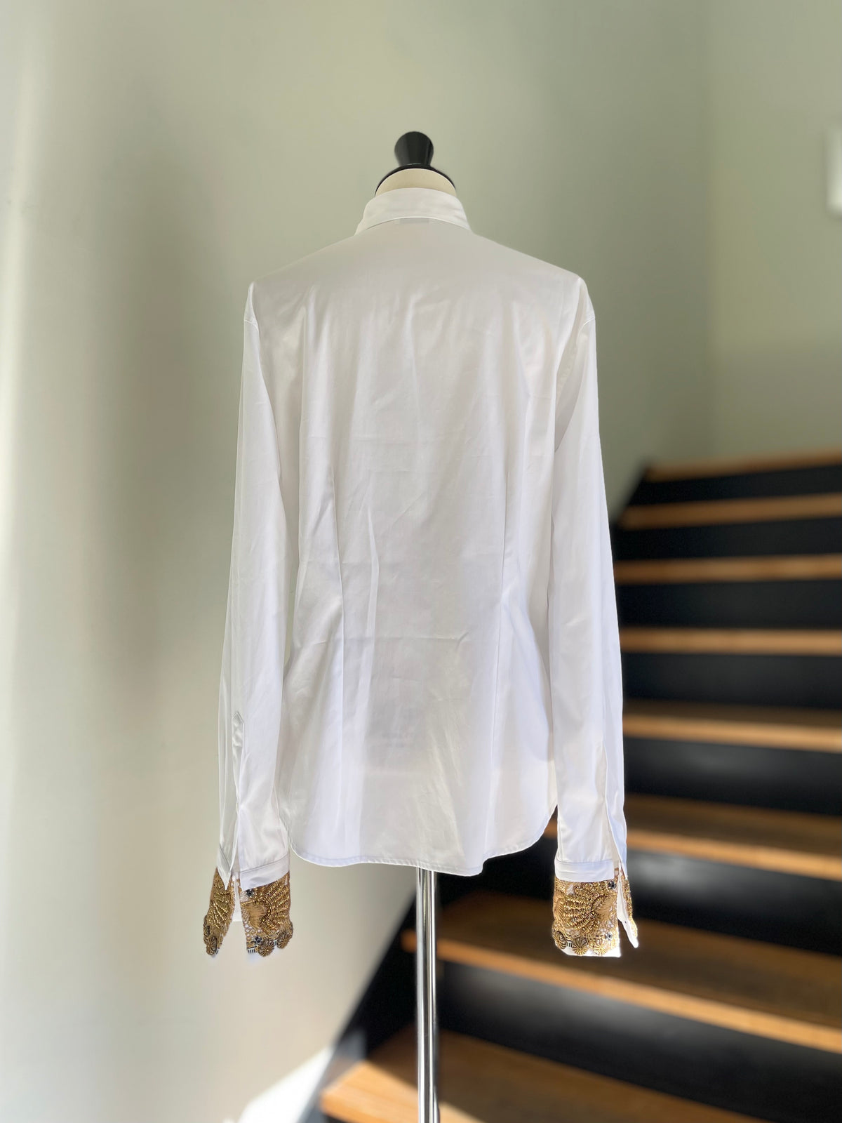 DRIES VAN NOTEN【262-010741】CHLORIS EMB 4445 W.W.SHIRT