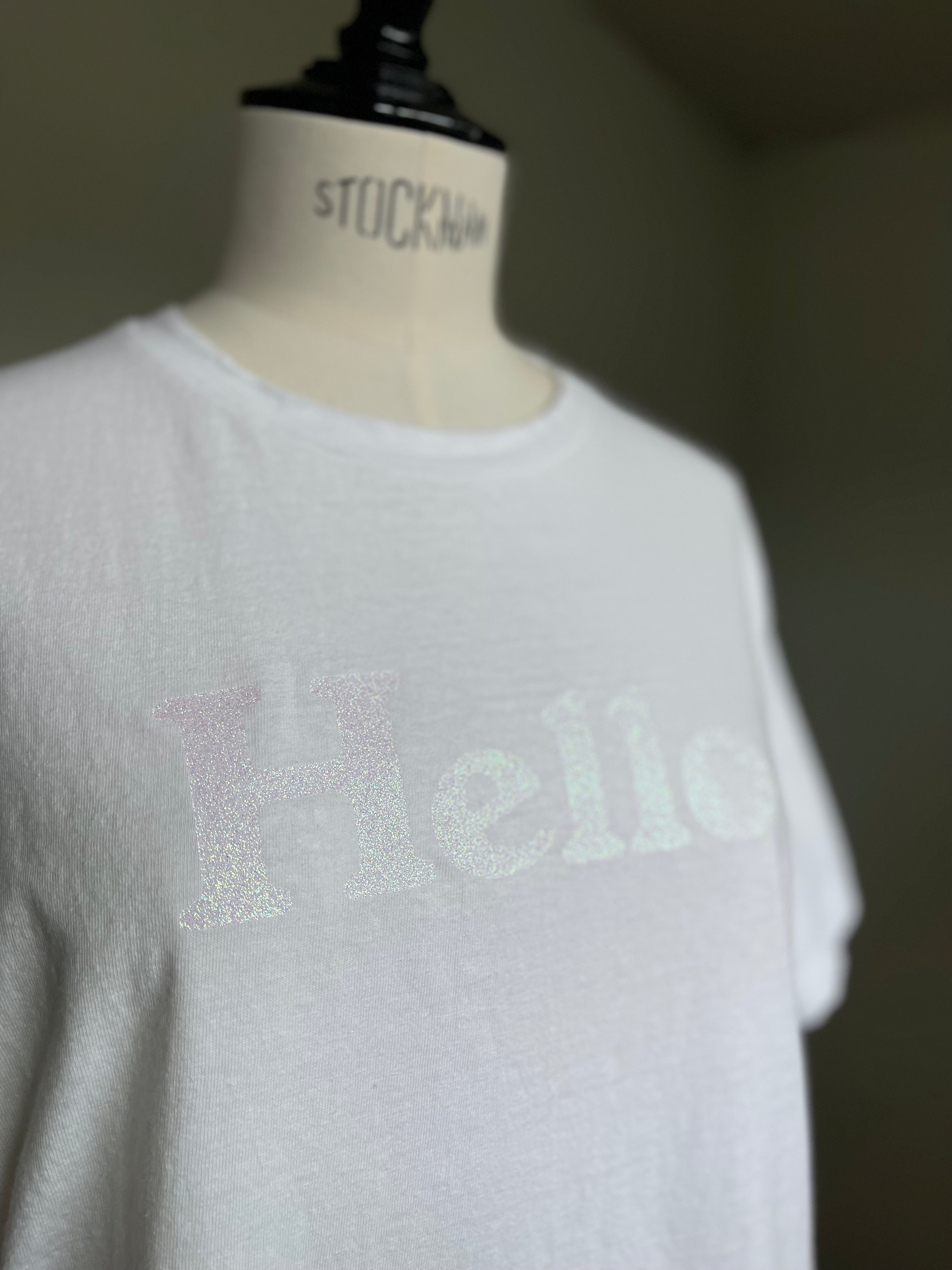 MADISONBLUE HELLO TEE PARIS<WHITE>