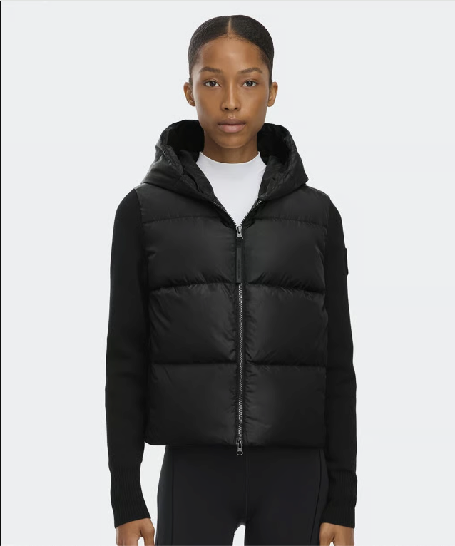 CANADA GOOSE 6507WT HyBridge Wide Quilt Knit Hoodie Tonal Disc (11月上旬入荷予定)