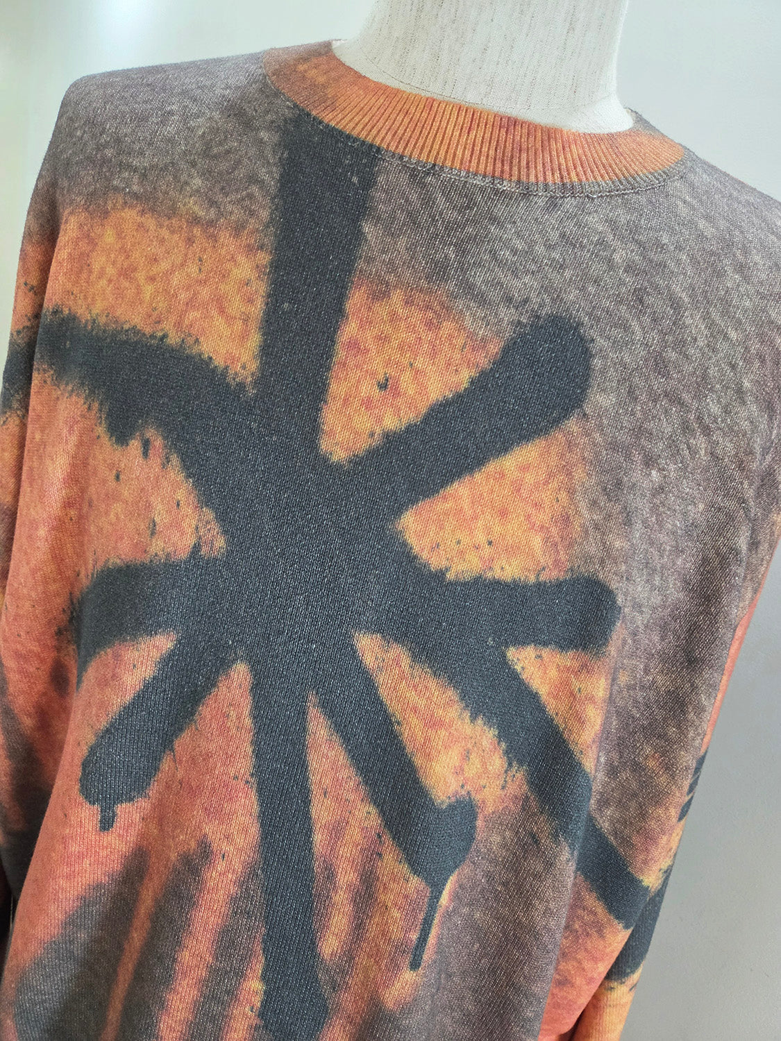 P.A.M. GETTING OVER PRINTED KNIT CREWNECK