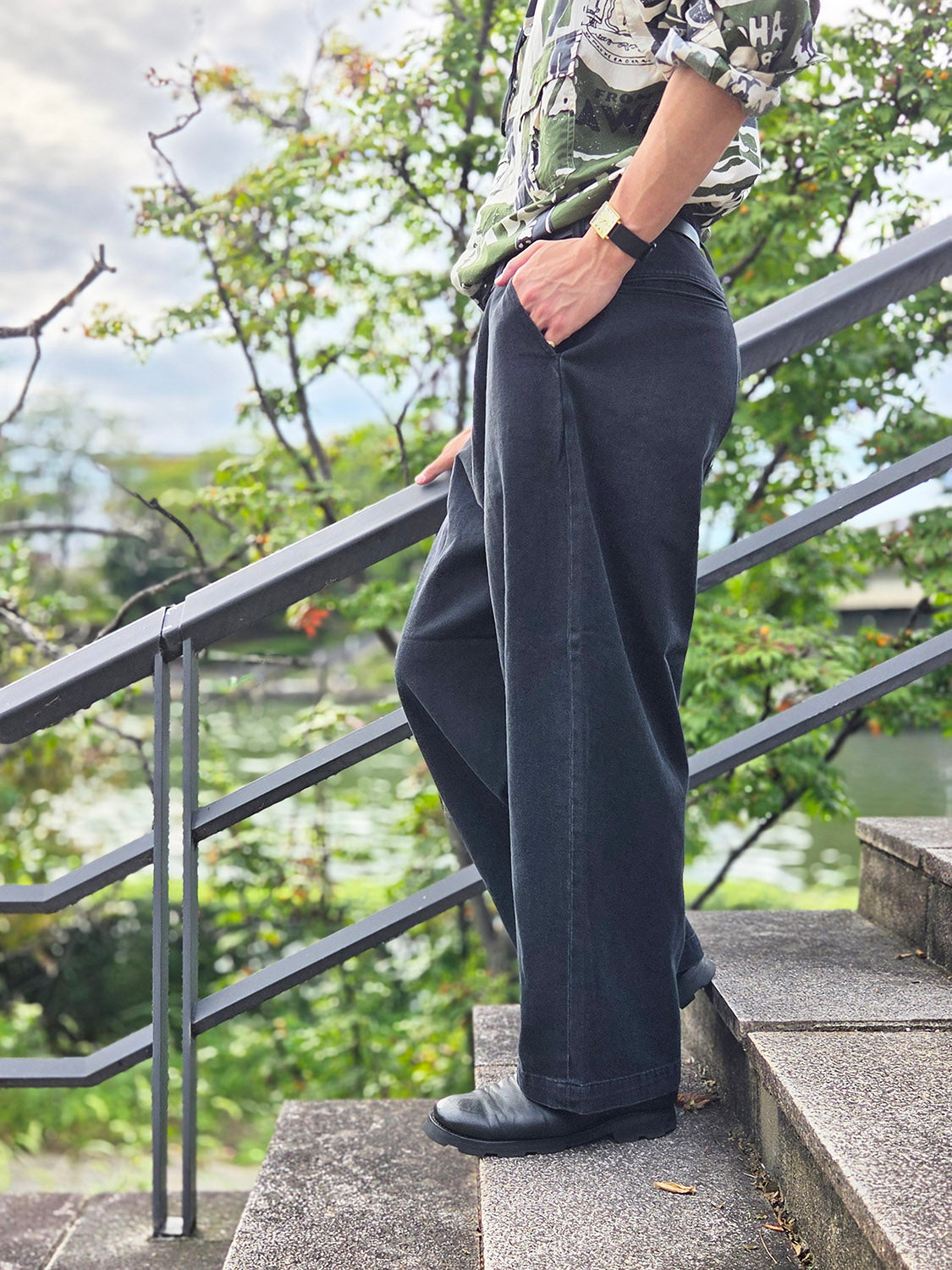 Porter Classic CLASSIC DENIM GENE KELLY PANTS (WHOLESALE EXCLUSIVE)