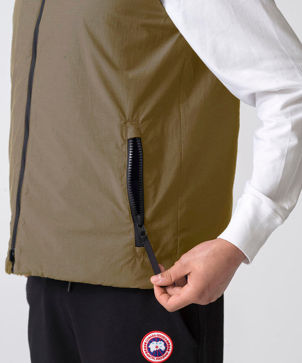 CANADA GOOSE 2464MBA Kinross Reversible Fleece Vest Black Label