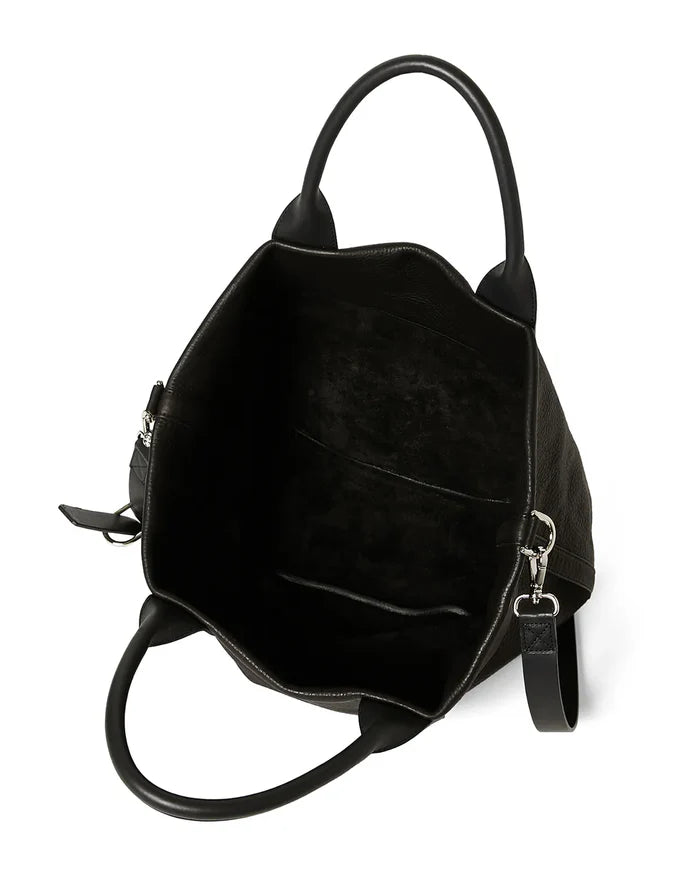 N.HOOLYWOOD 2261-AC02 LEATHER TOTE BAG