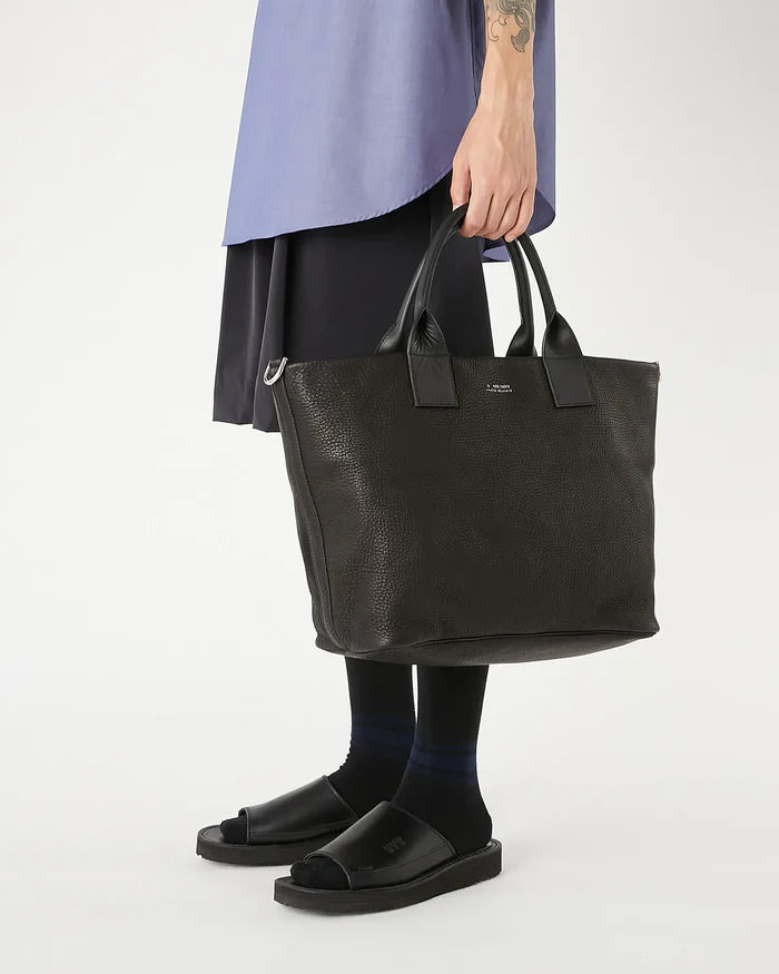 N.HOOLYWOOD 2261-AC02 LEATHER TOTE BAG