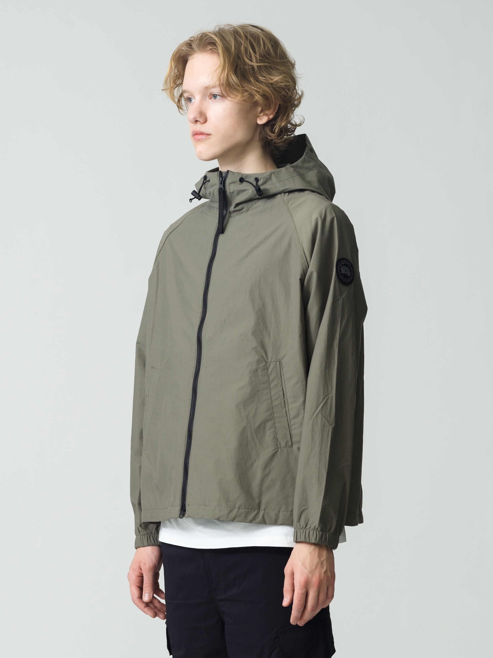 CANADA GOOSE 2469MBA Haynes Wind Full-Zip Hoody Black Label Fusion Fit
