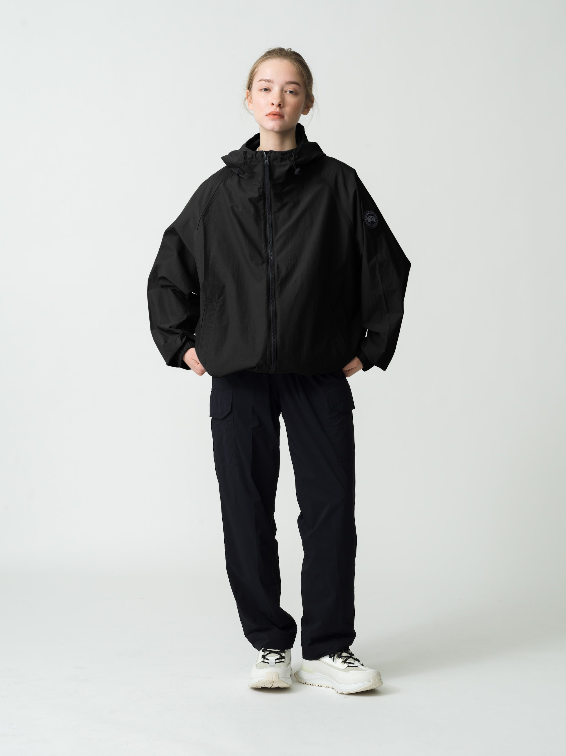 CANADA GOOSE 2469MBA Haynes Wind Full-Zip Hoody Black Label Fusion Fit
