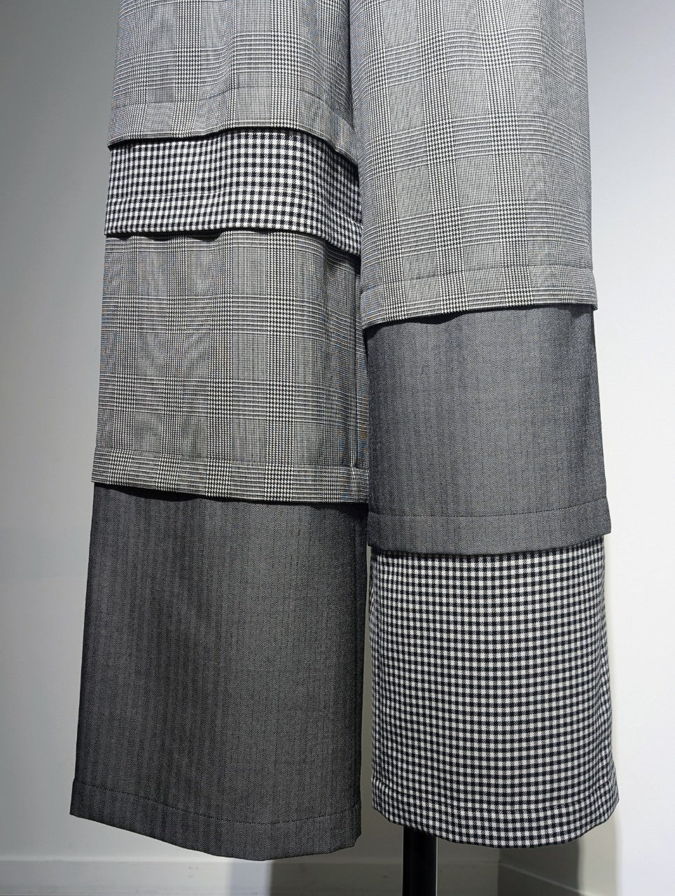 ENFOLD MIX WIDE-PANTS