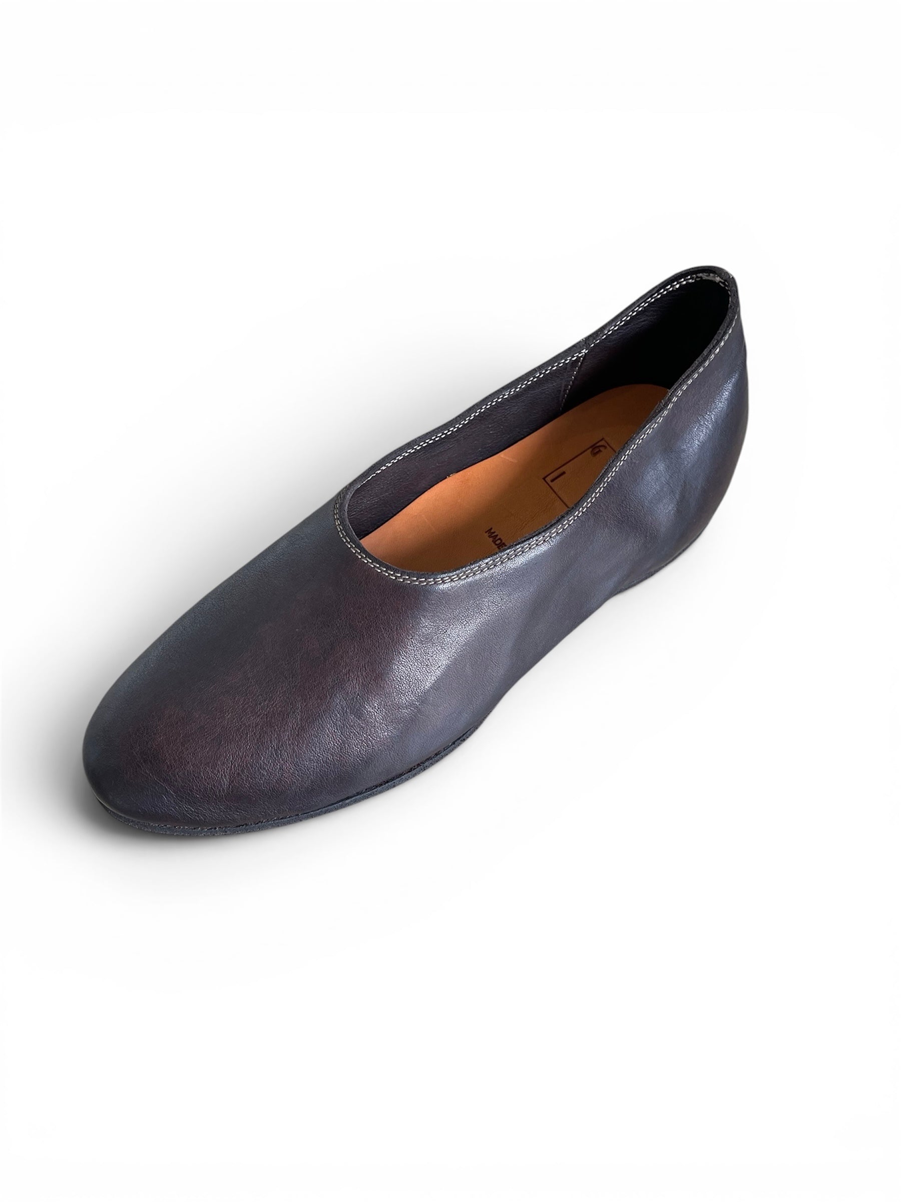GUIDI 626R LEATHER BALLERINA