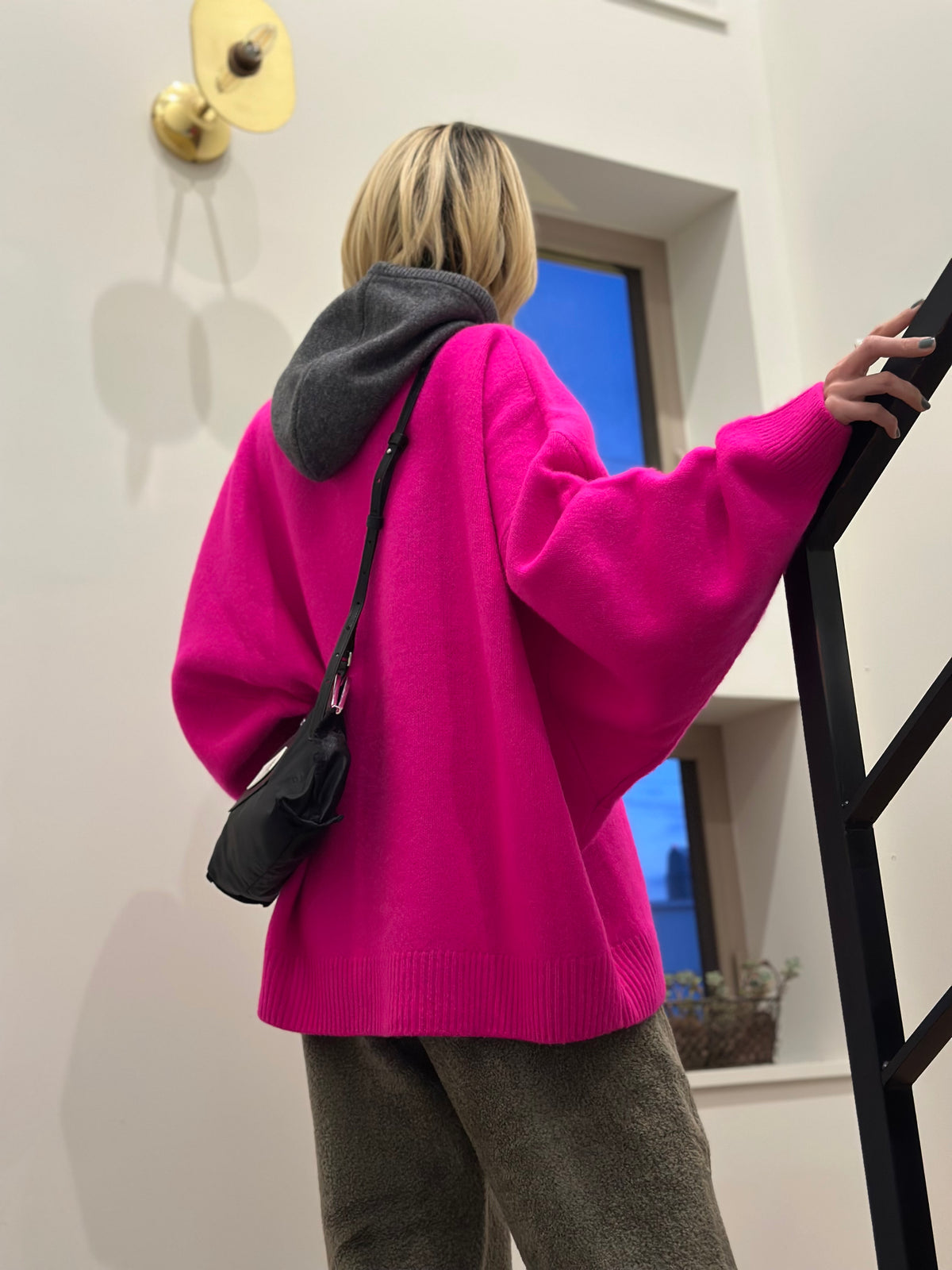 ENFOLD WIDE DOLMAN PULLOVER