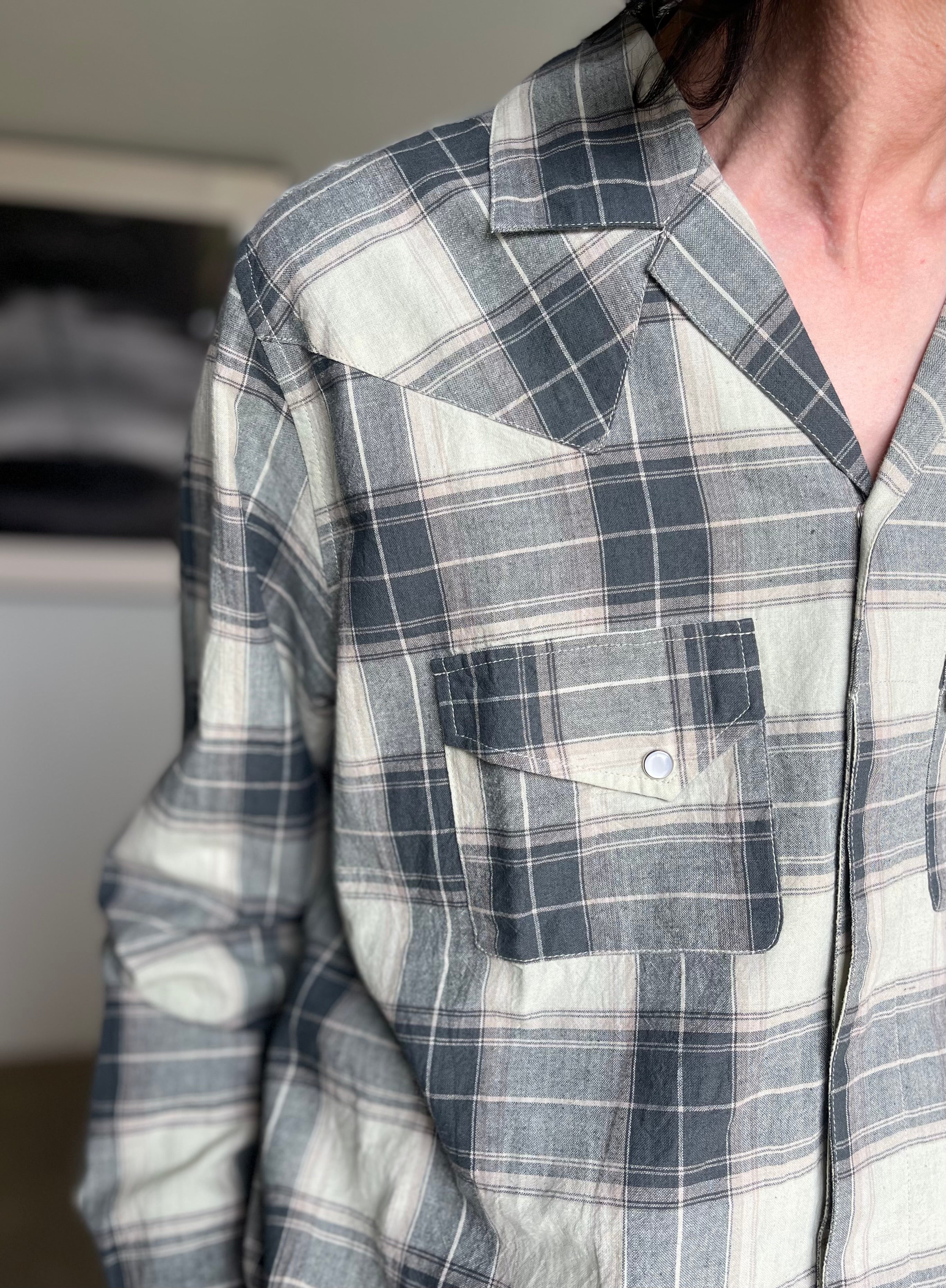 SEEALL SAU63 SH385 (l-005) MINIMAL WESTERN SHIRTS