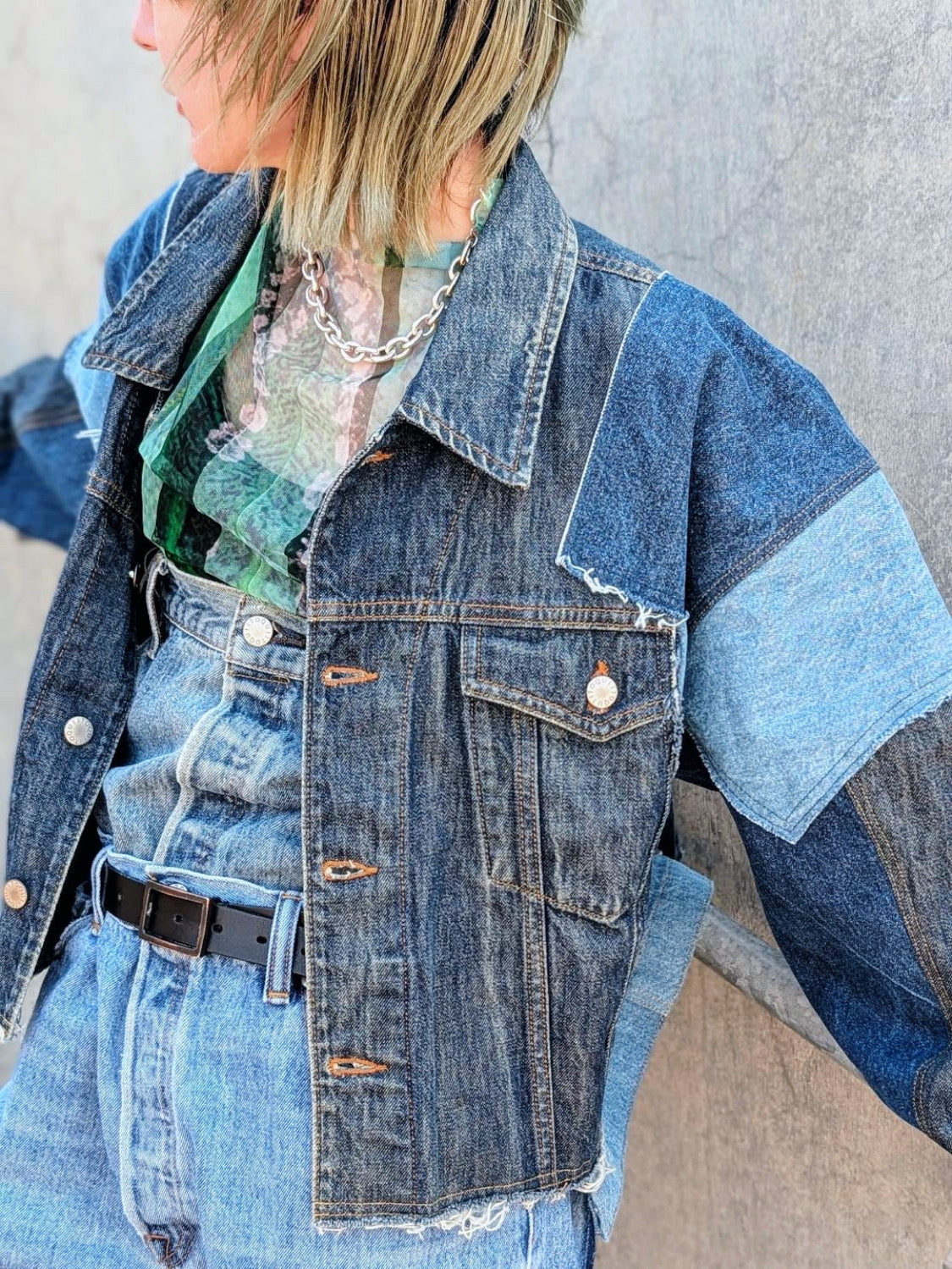 QUIITO PT DENIM JK BL