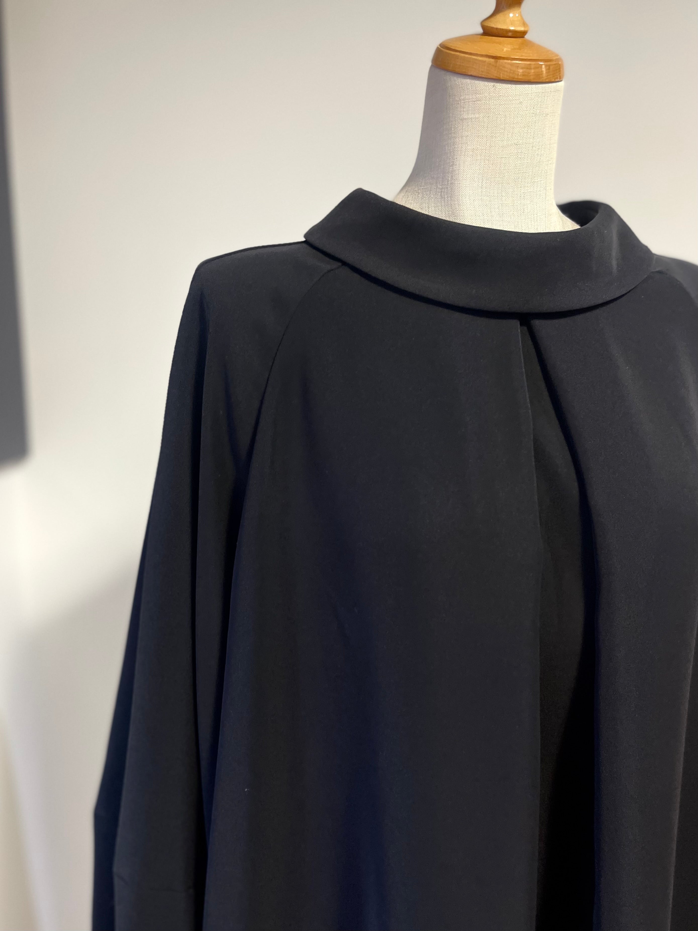 ENFOLD PEツイル STAND DRAPE PULLOVER