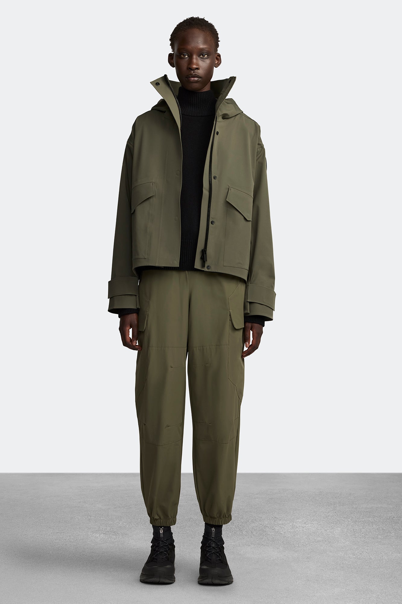 CANADA GOOSE 5632WB Tofino Rain Jacket Black Label