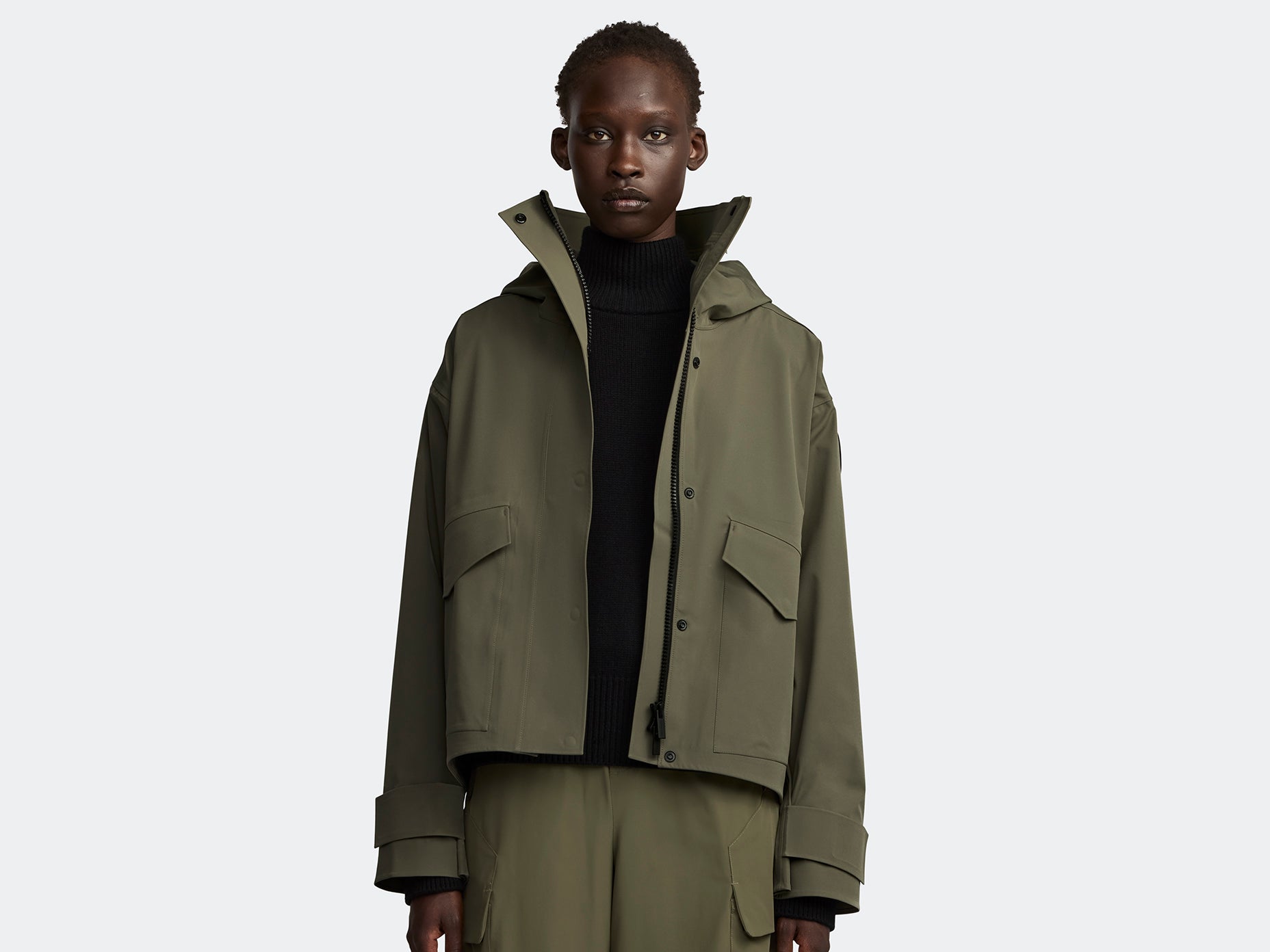 CANADA GOOSE 5632WB Tofino Rain Jacket Black Label