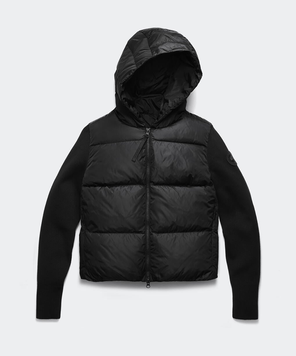 CANADA GOOSE 6507WT HyBridge Wide Quilt Knit Hoodie Tonal Disc (11月上旬入荷予定)