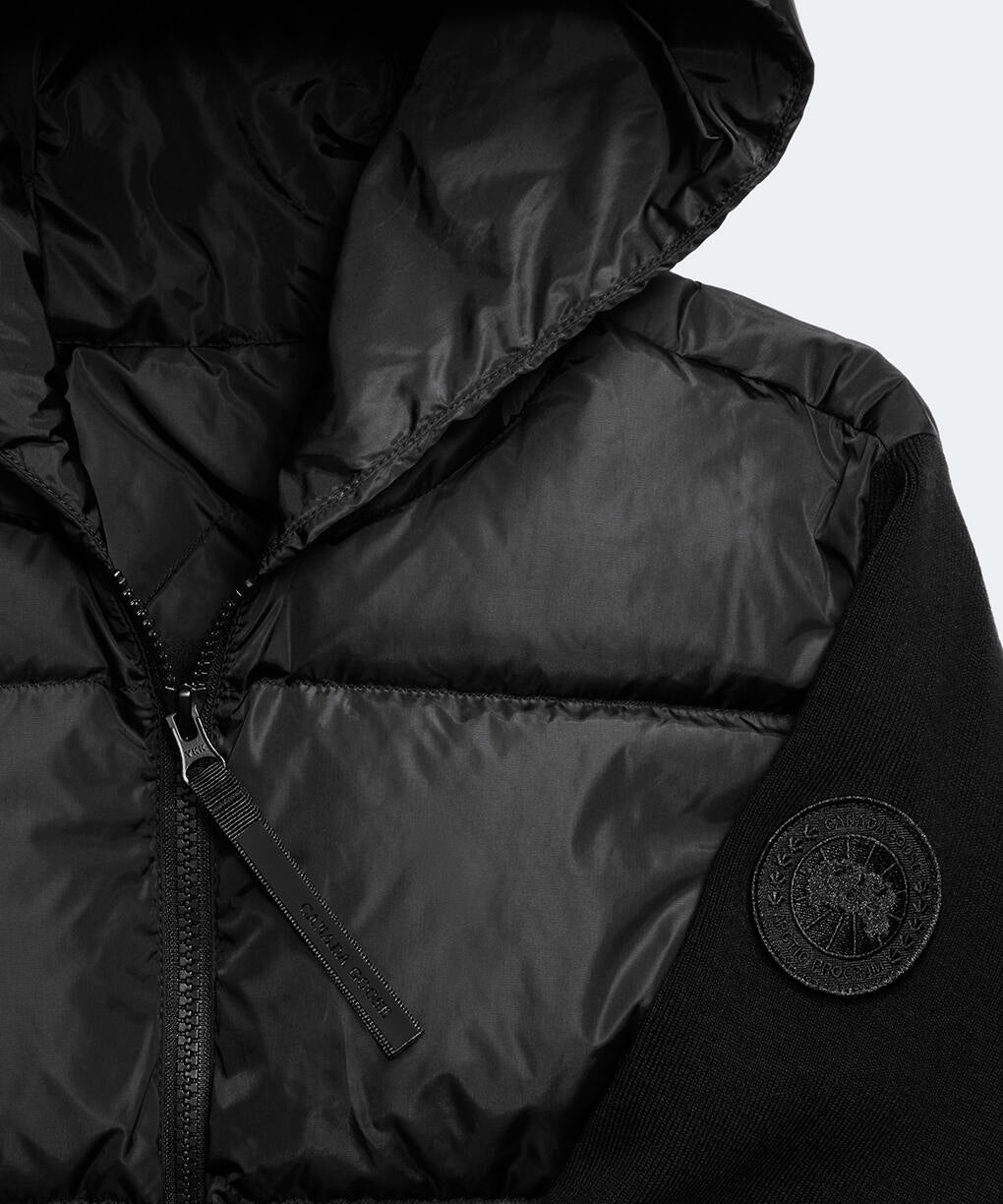 CANADA GOOSE 6507WT HyBridge Wide Quilt Knit Hoodie Tonal Disc (11月上旬入荷予定)