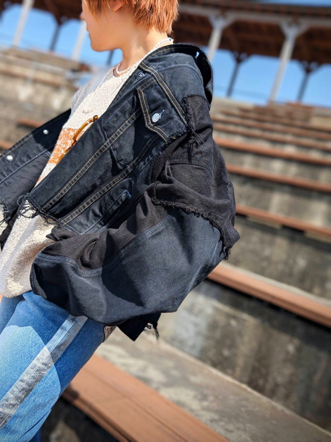 QUIITO PT DENIM JK BK