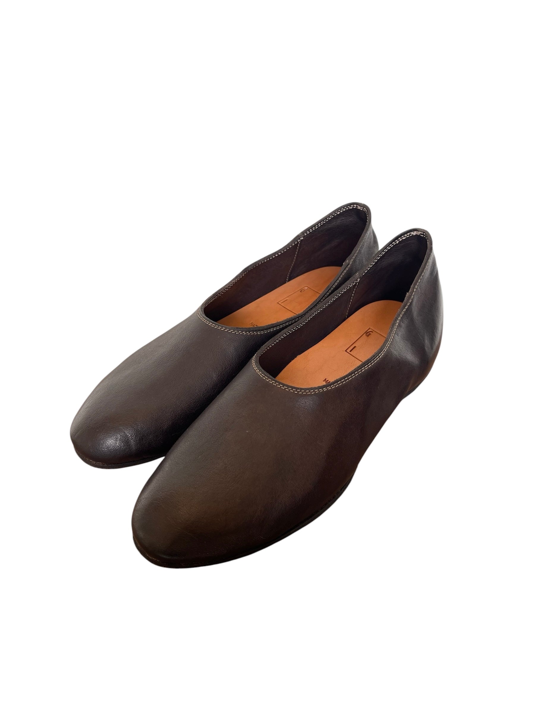 GUIDI 626R LEATHER BALLERINA