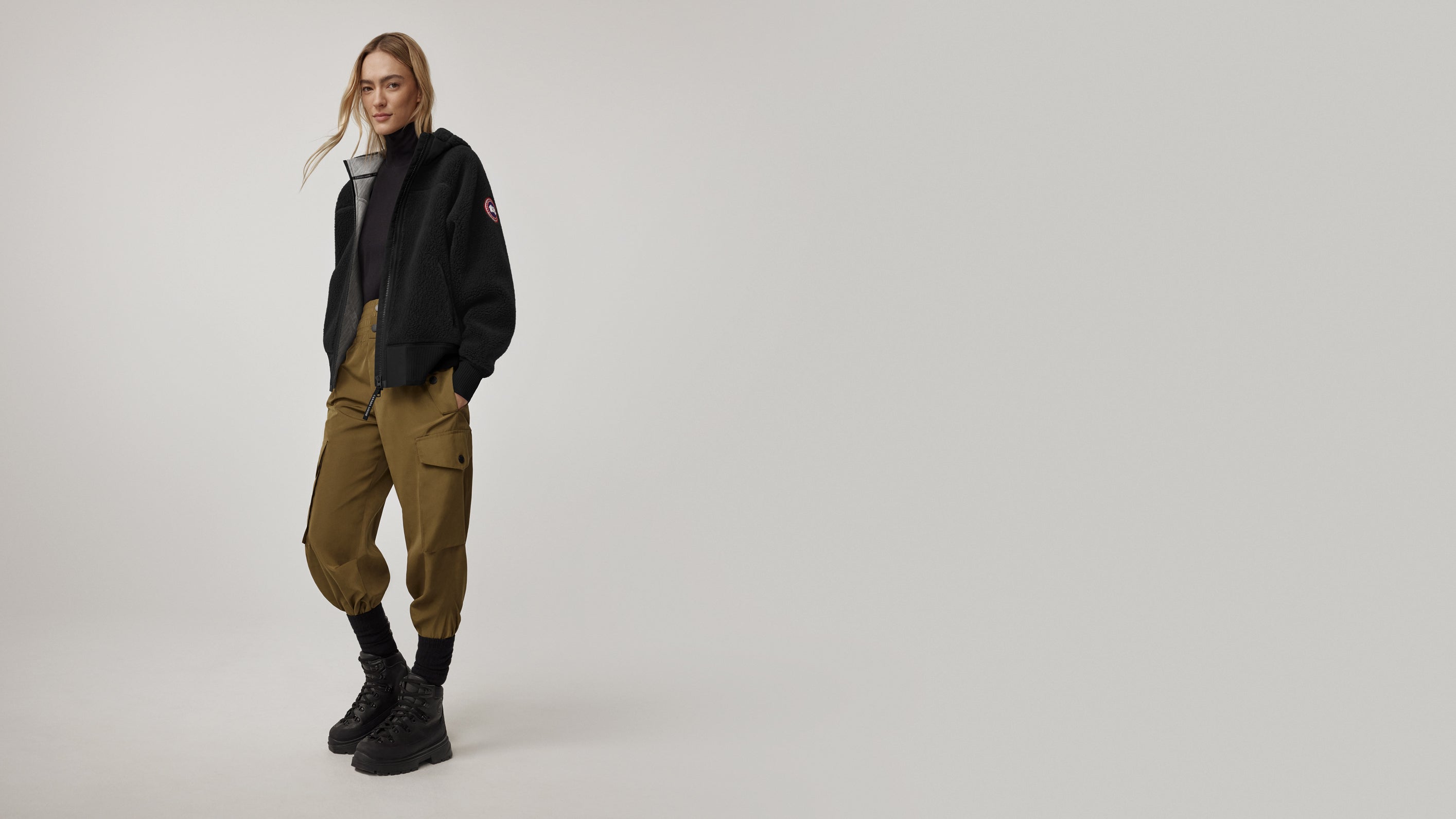 CANADA GOOSE 7016W Simcoe Oversized Hoody Kind Pile Fleece