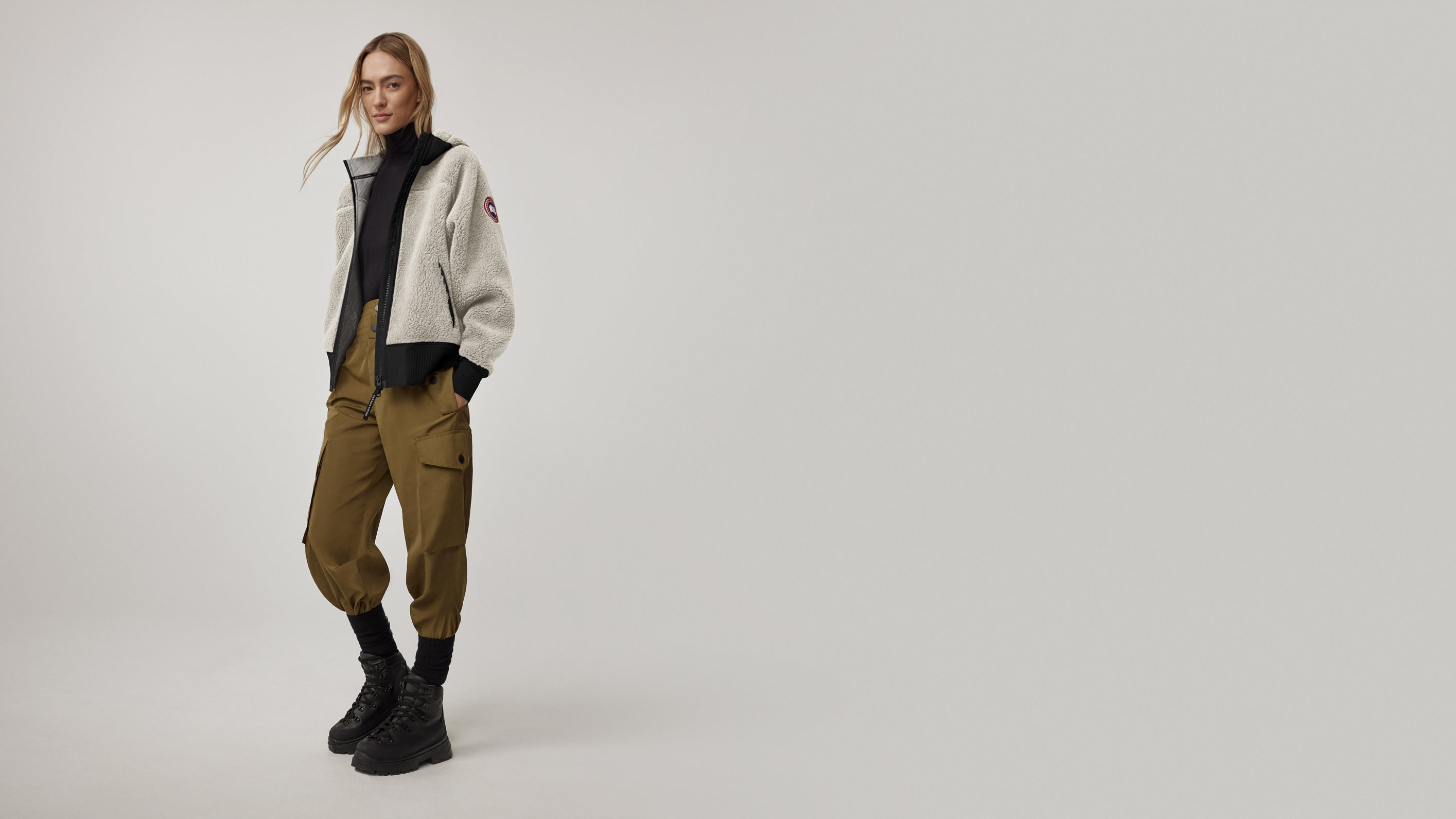 CANADA GOOSE 7016W Simcoe Oversized Hoody Kind Pile Fleece