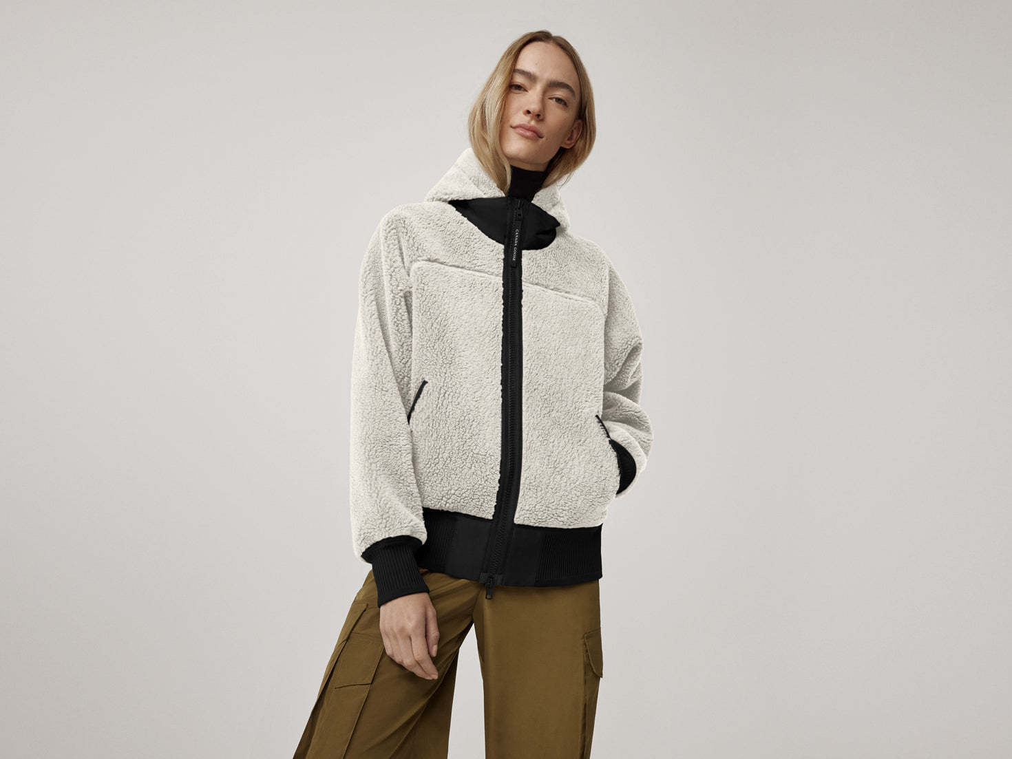 CANADA GOOSE 7016W Simcoe Oversized Hoody Kind Pile Fleece