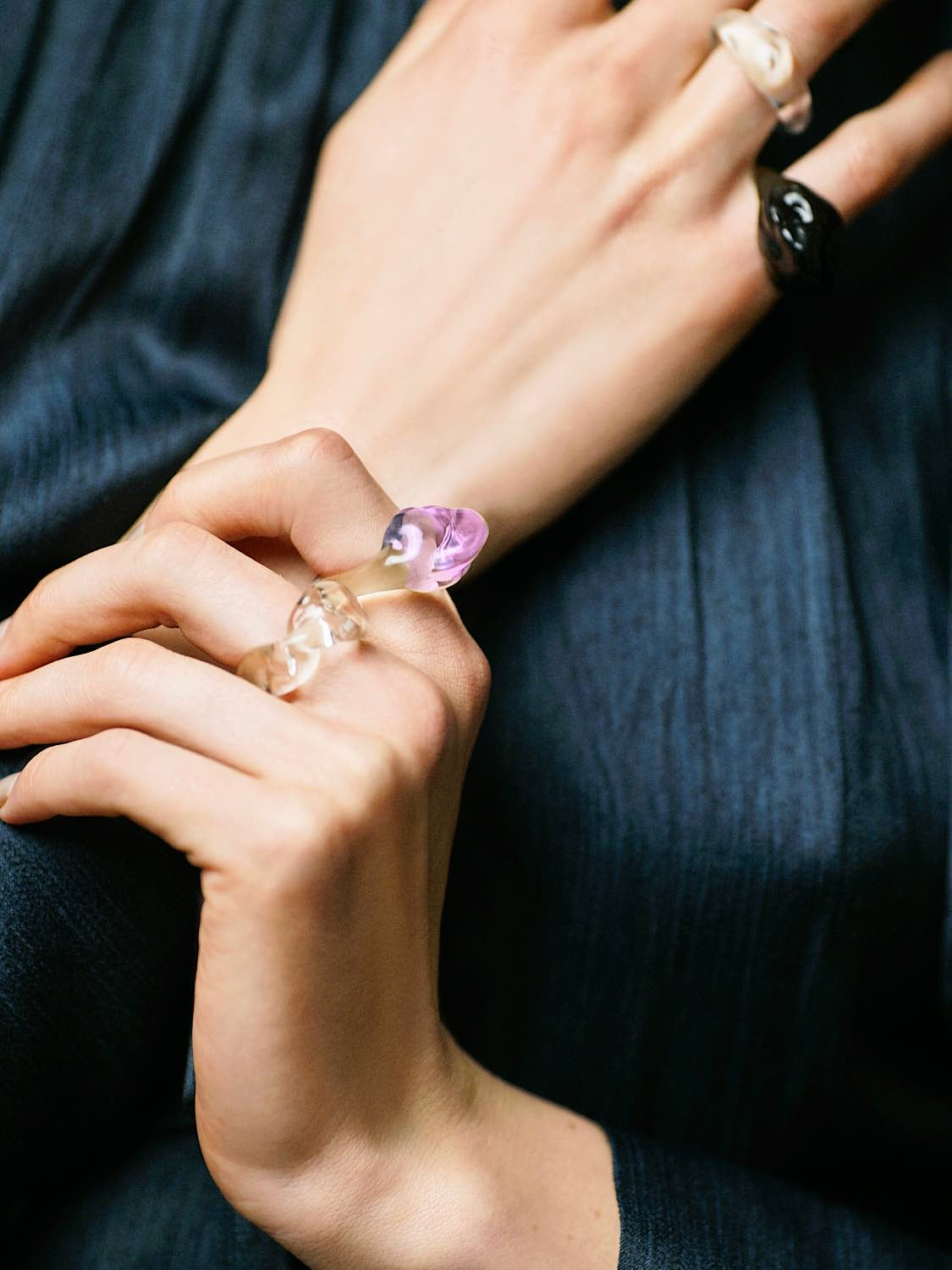Lemme. L8203 Cloudy Ring (PURPLE)