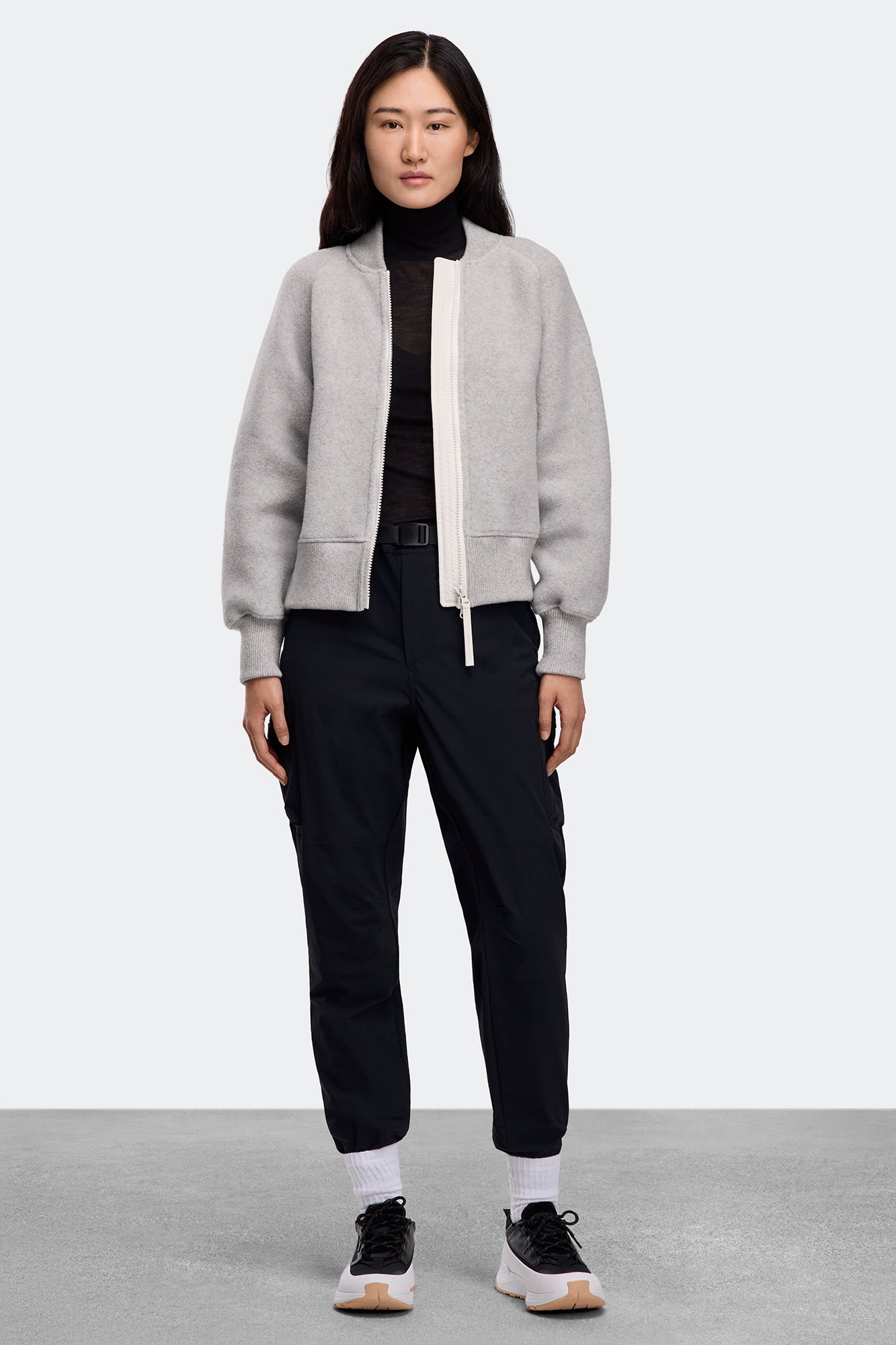 CANADA GOOSE 7224WW Sierra Fleece Bomber White Label (NEW)