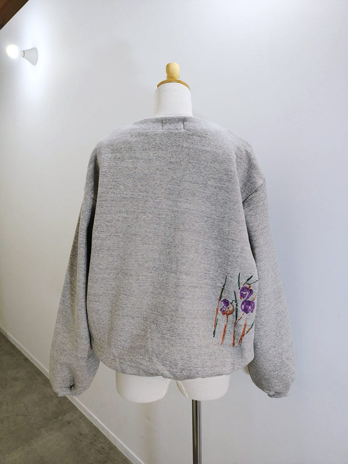 TANAKA ST-186-HGF THE SWEATSHIRT (FLOWER EMBROIDERY)