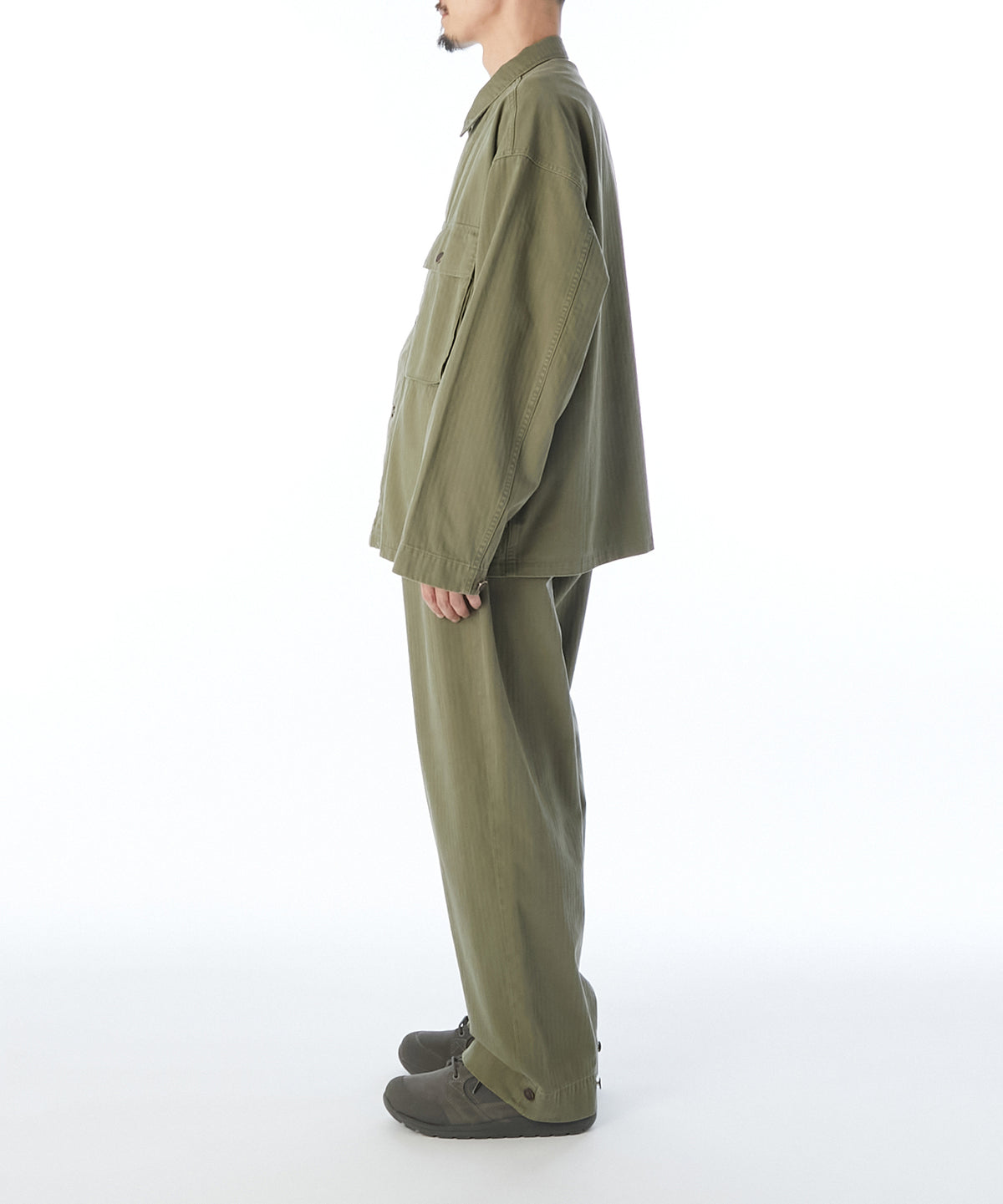 N.HOOLYWOOD 9262-BL06-008 HERRINGBONE TWILL JACKET