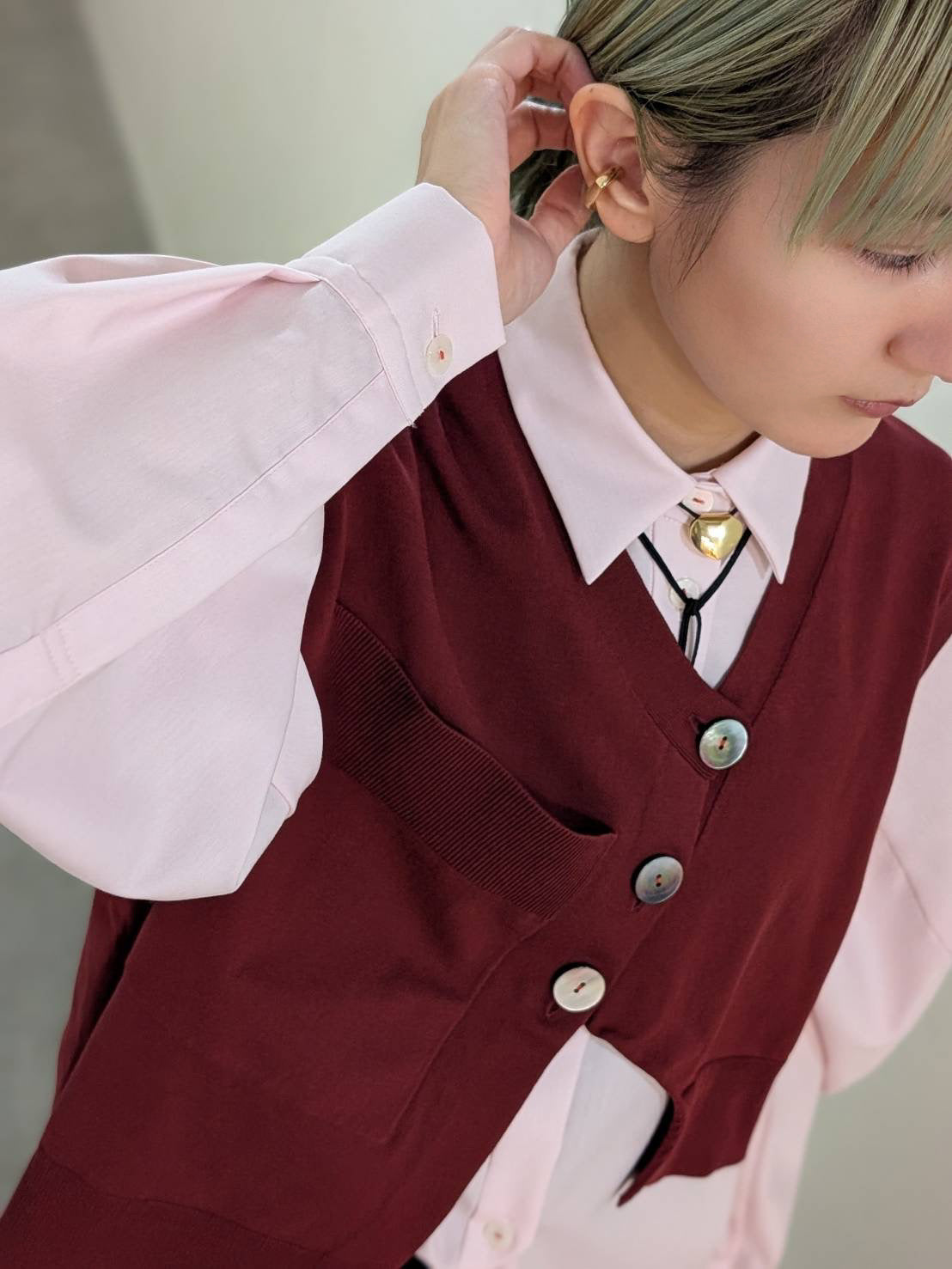 någonstans PIN POINT OXFORD BOX SHIRTS