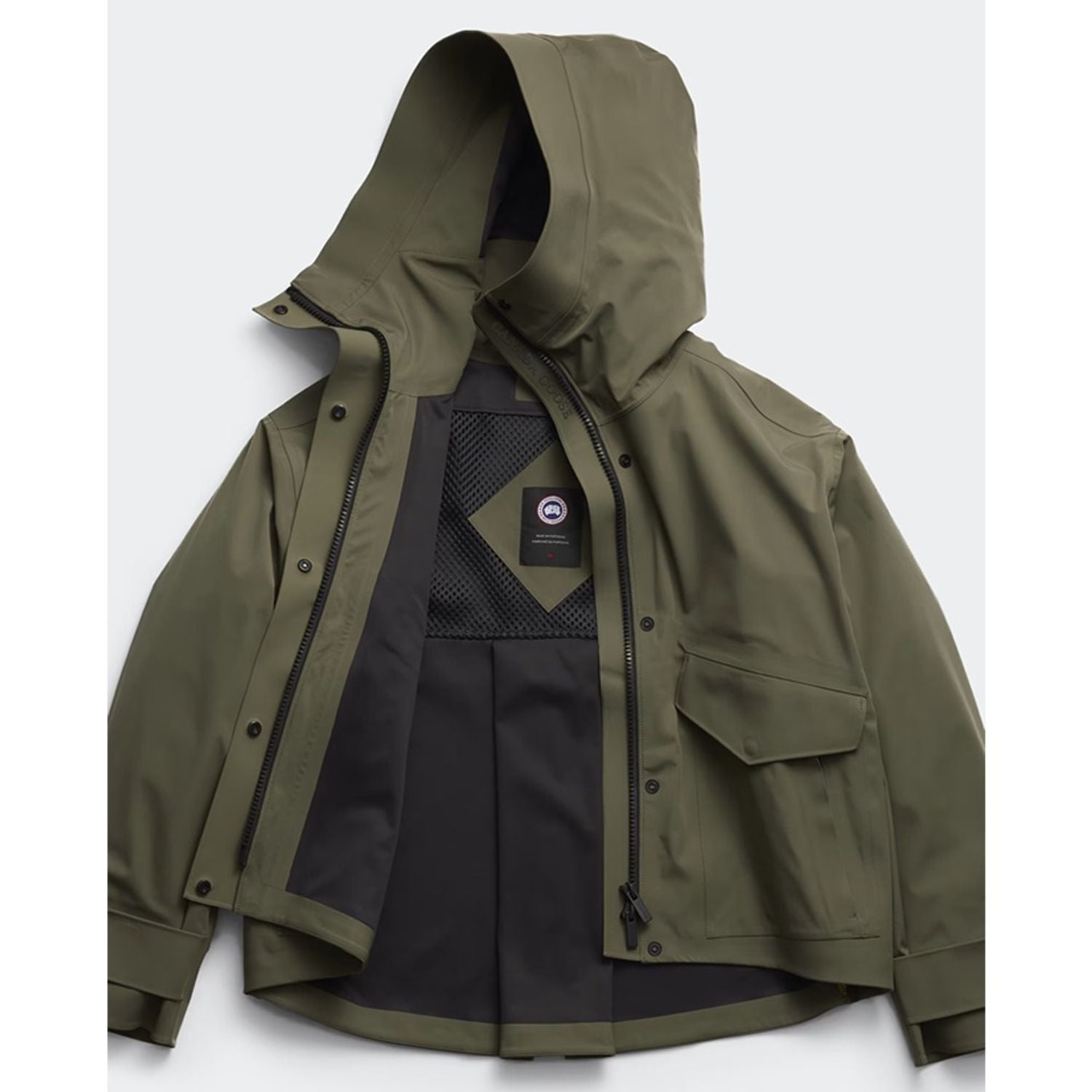 CANADA GOOSE 5632WB Tofino Rain Jacket Black Label