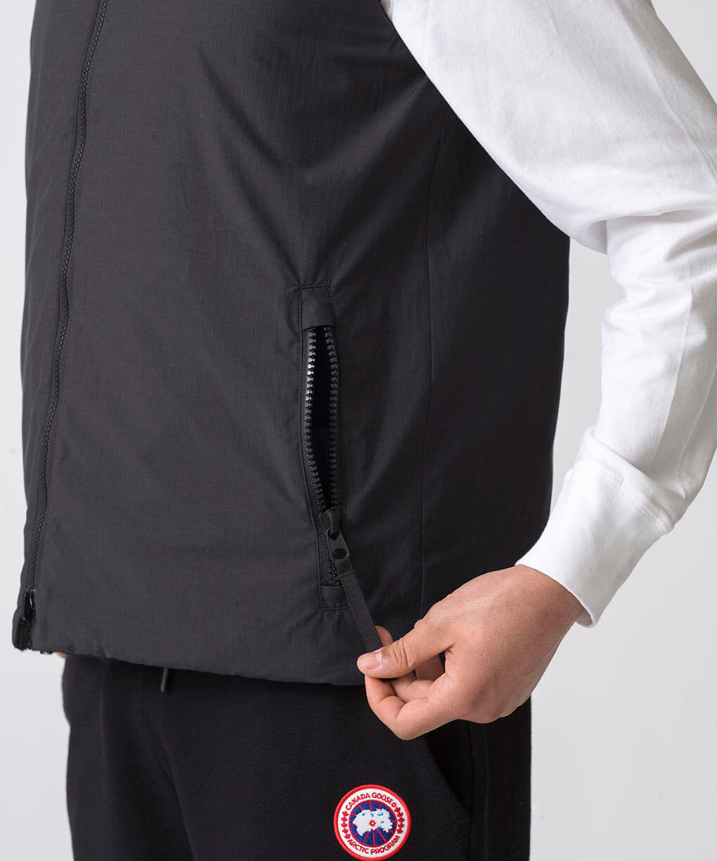 CANADA GOOSE 2464MBA Kinross Reversible Fleece Vest Black Label
