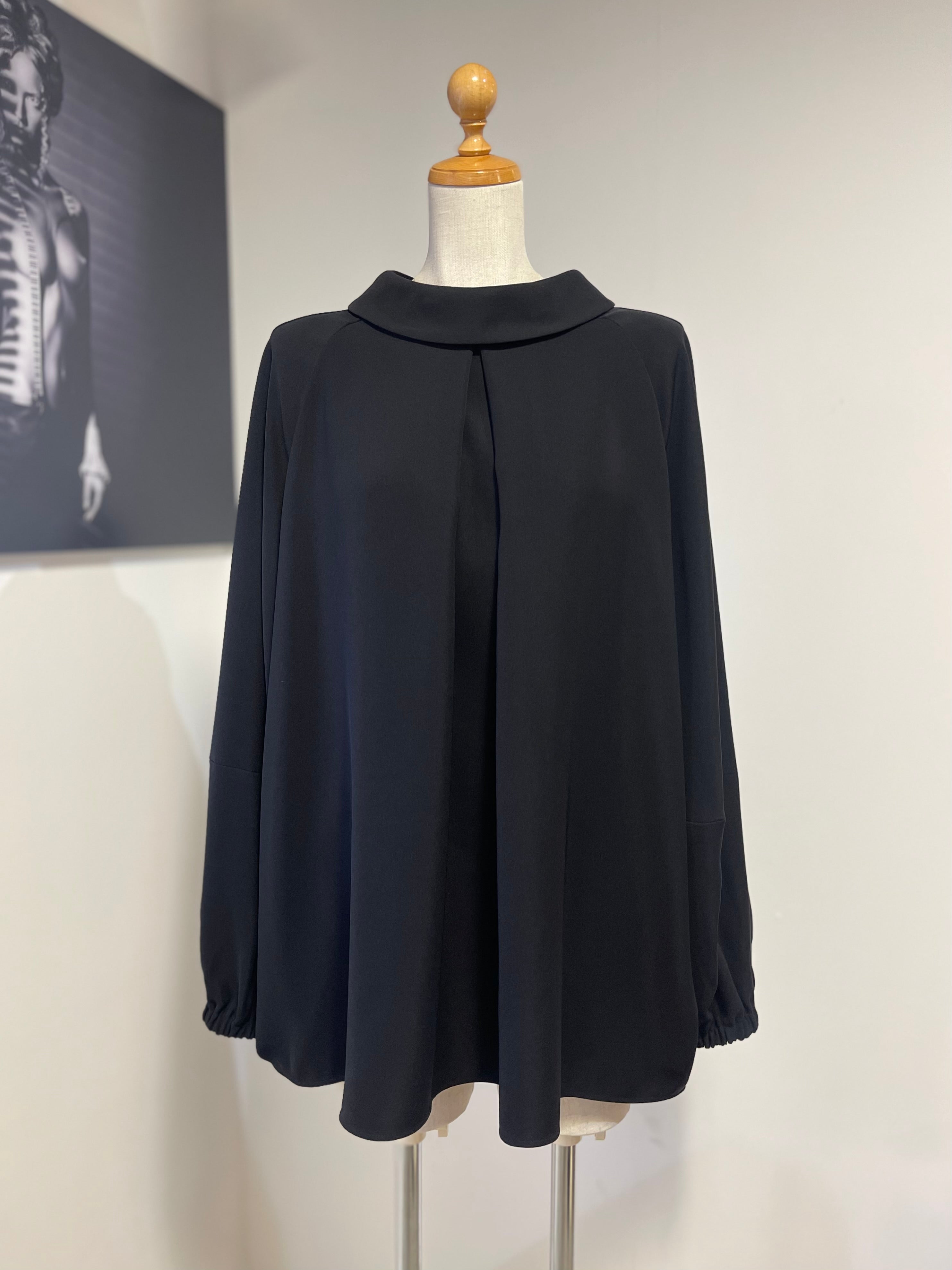 ENFOLD PEツイル STAND DRAPE PULLOVER
