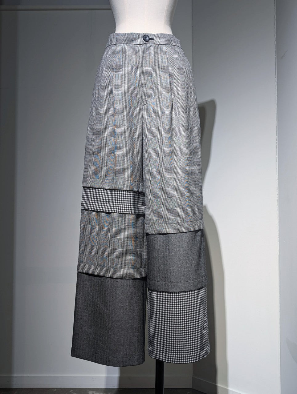 ENFOLD MIX WIDE-PANTS