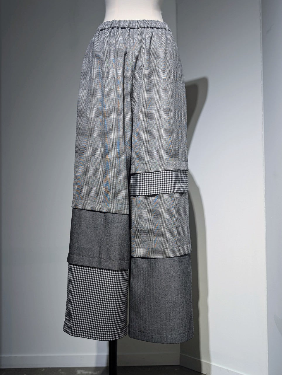 ENFOLD MIX WIDE-PANTS