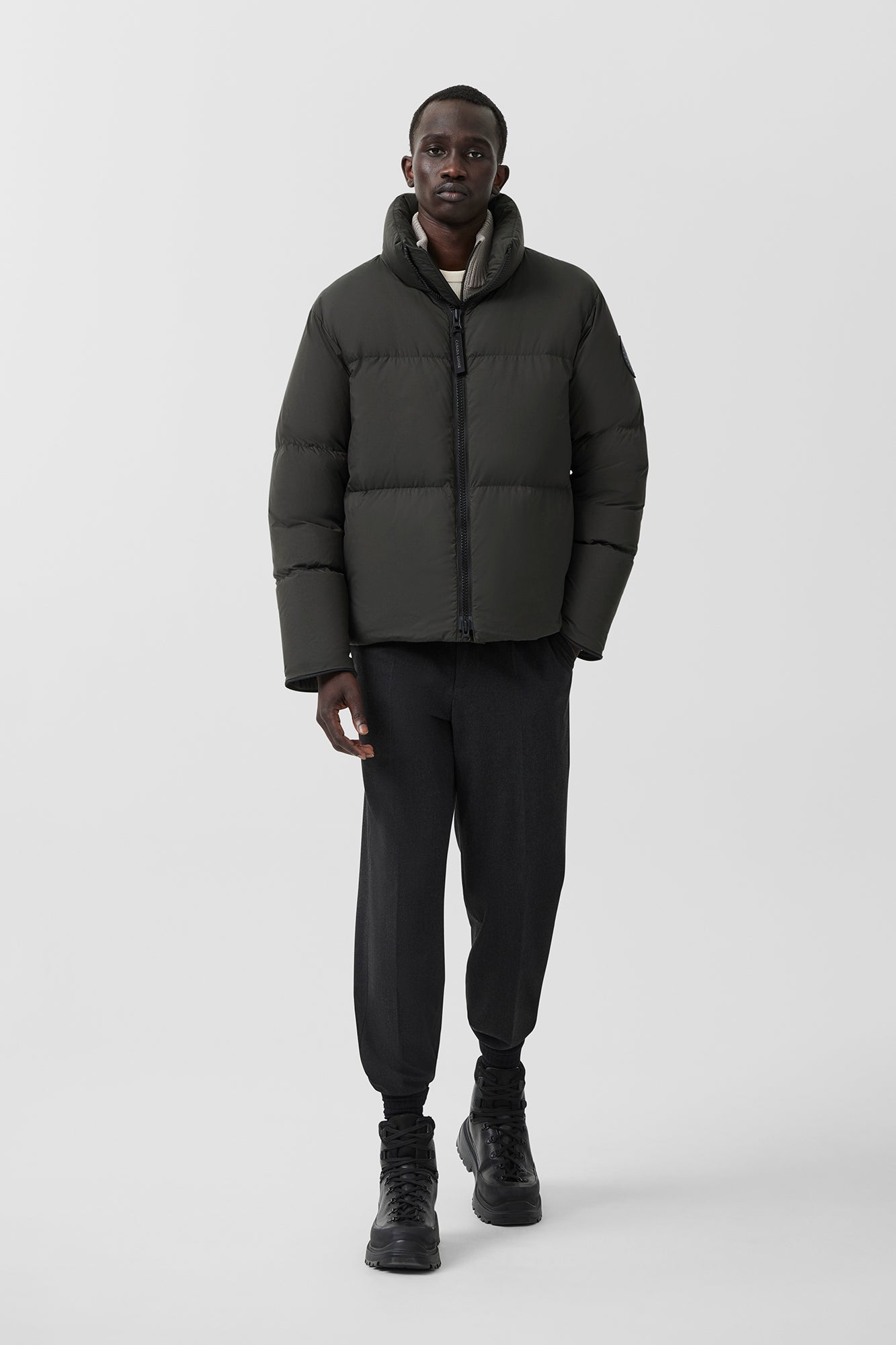 CANADA GOOSE 2802MB Lawrence Puffer Jacket Black Label