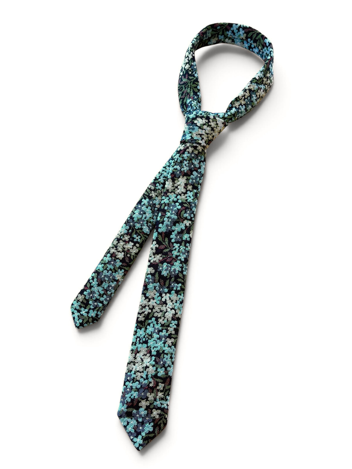 DRIES VAN NOTEN【262-011600】TIE 100 Q 4153 W.W.TIE