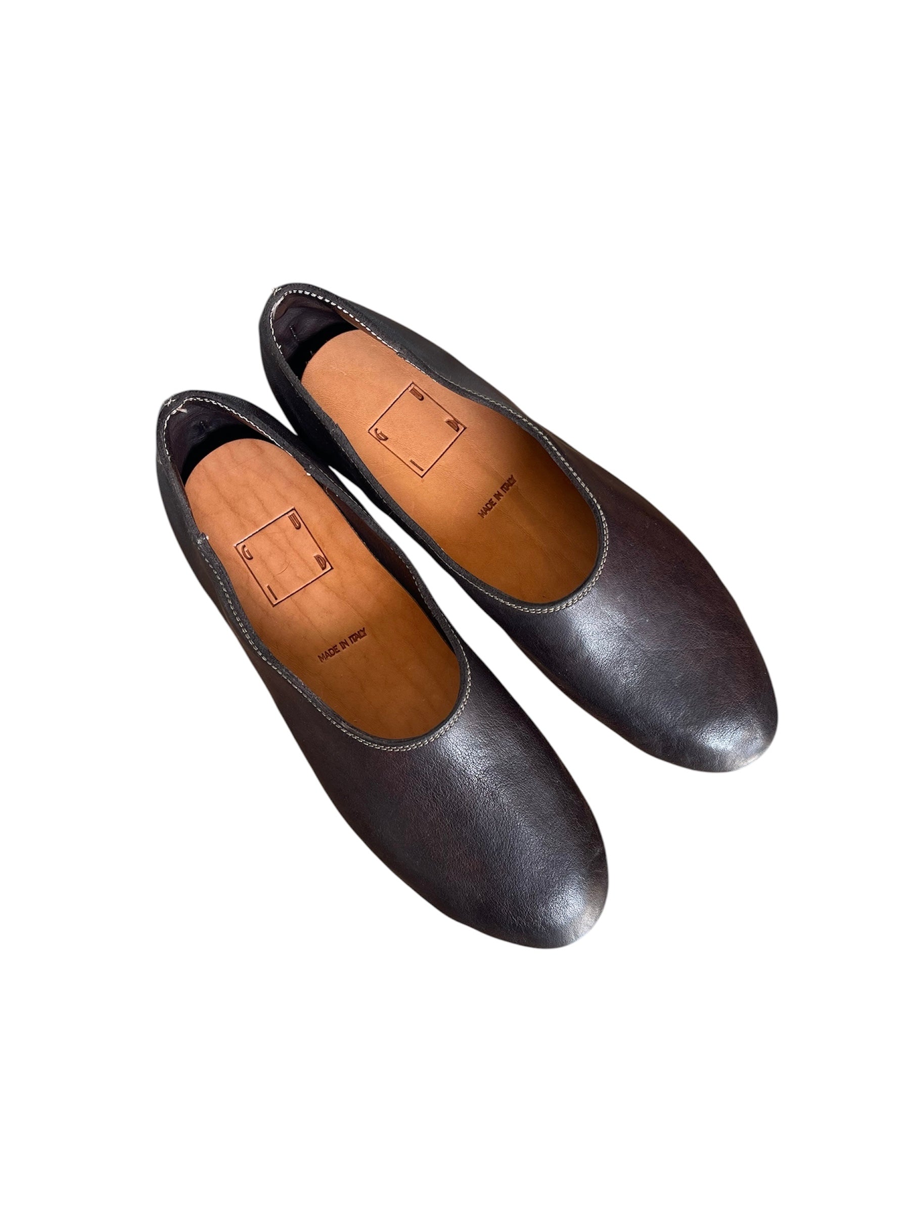 GUIDI 626R LEATHER BALLERINA
