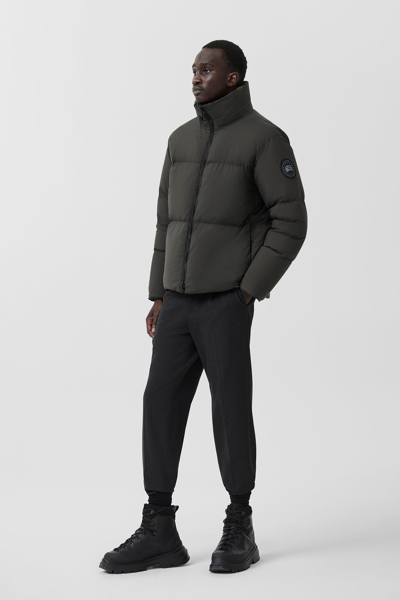 CANADA GOOSE 2802MB Lawrence Puffer Jacket Black Label