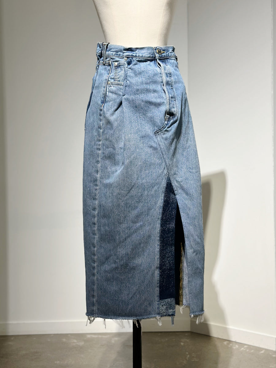 QUIITO I LINE SLIT SK デニムスカート QUIITO I LINE SK – PARQS ONLINE STORE