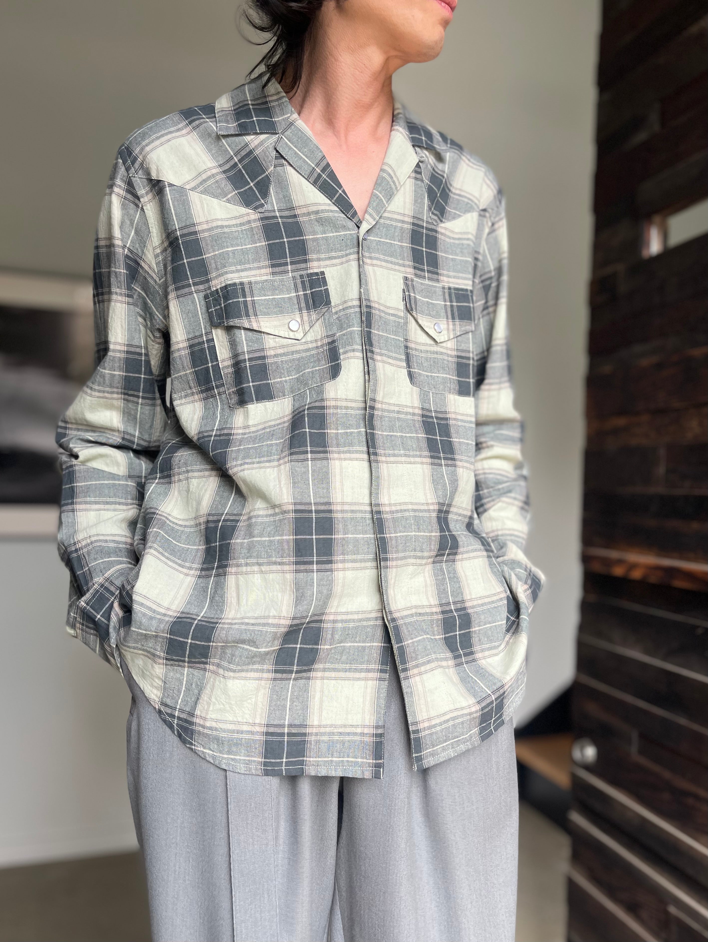 SEEALL SAU63 SH385 (l-005) MINIMAL WESTERN SHIRTS