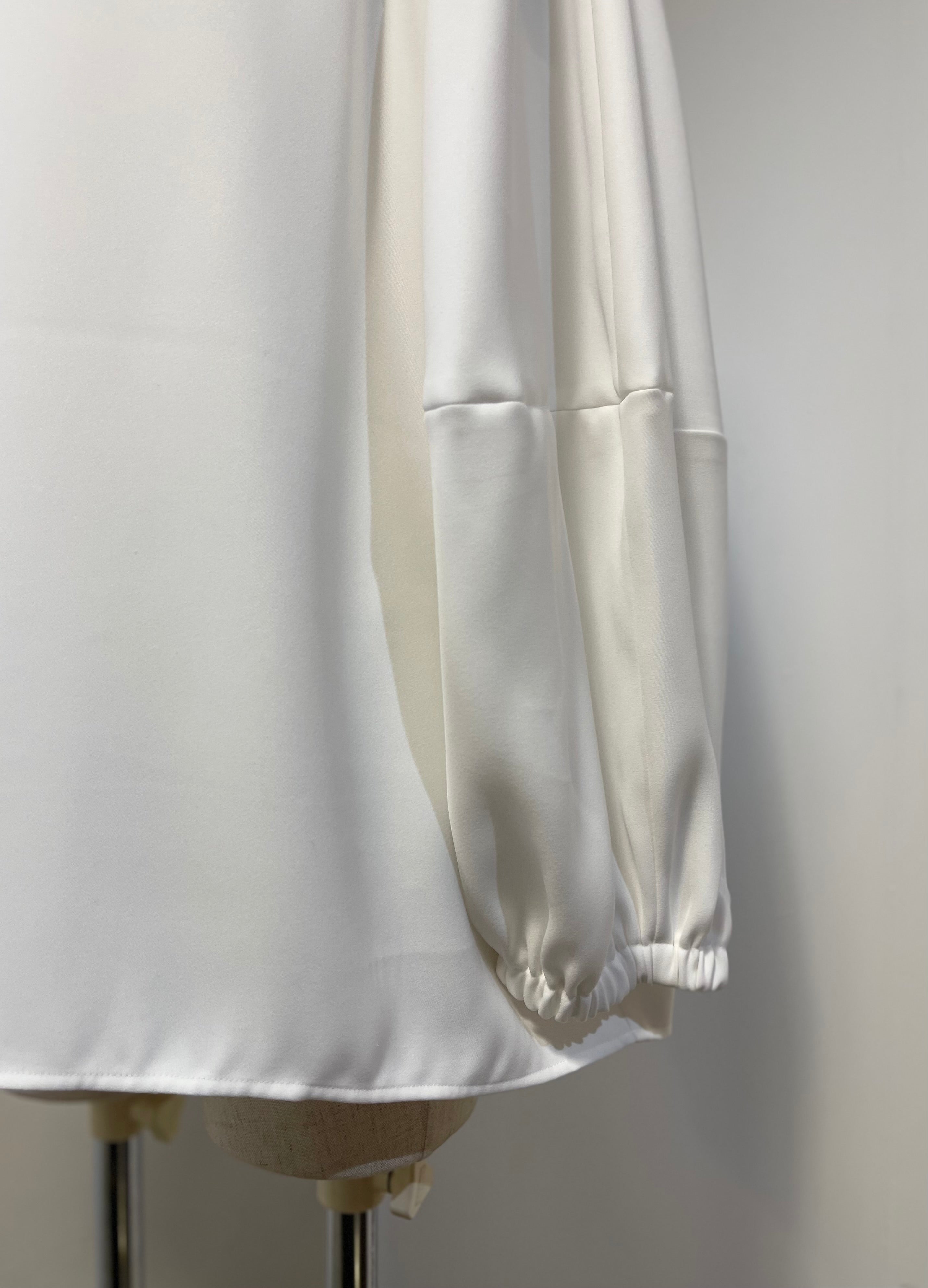 ENFOLD PEツイル STAND DRAPE PULLOVER