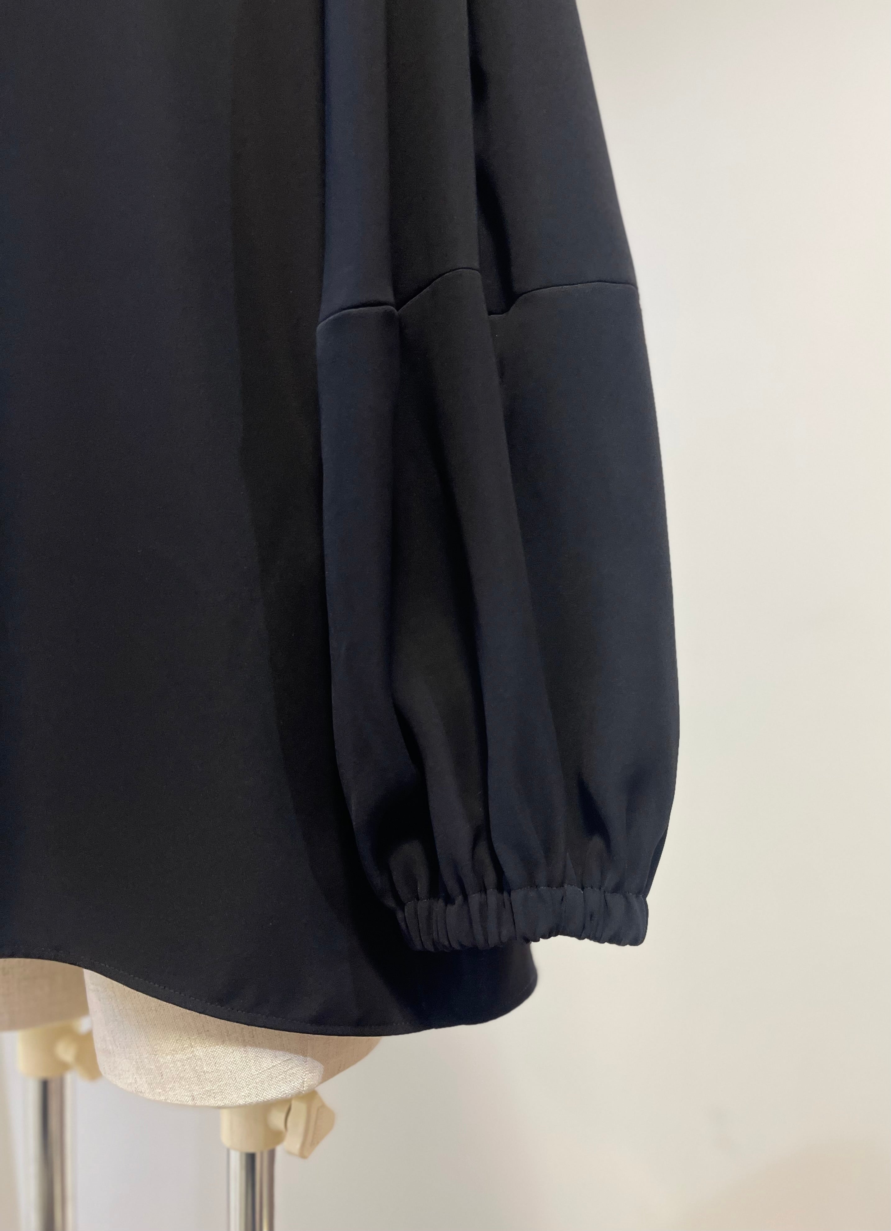 ENFOLD PEツイル STAND DRAPE PULLOVER
