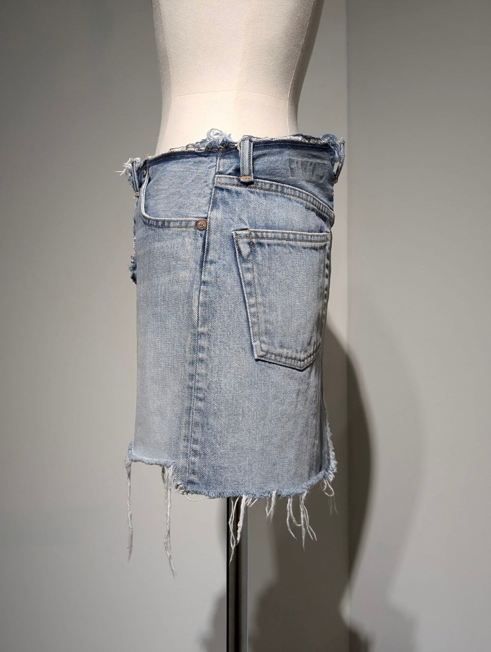 MADISONBLUE 5POKET DENIM MINI SKIRT(VW)