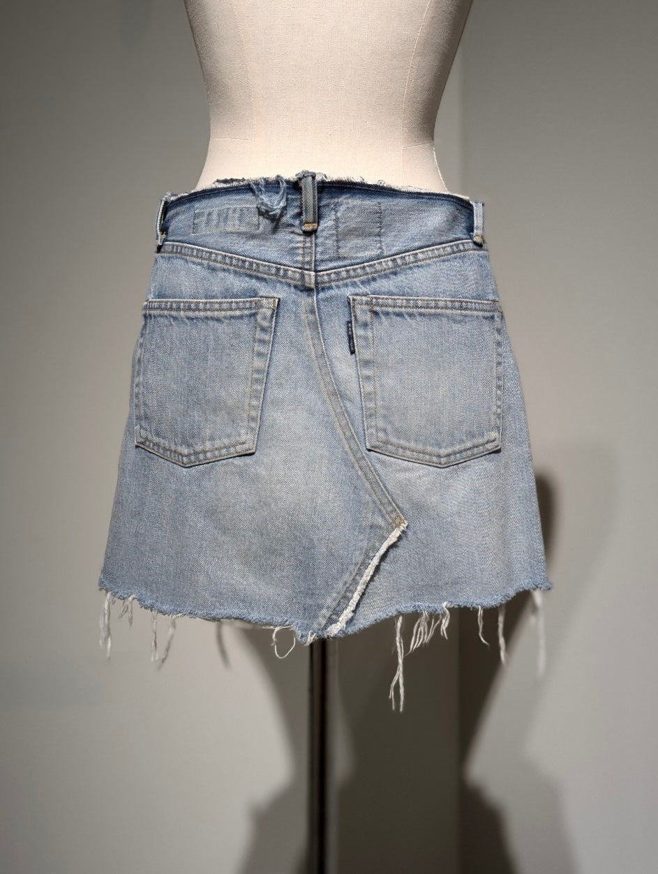 MADISONBLUE 5POKET DENIM MINI SKIRT(VW)