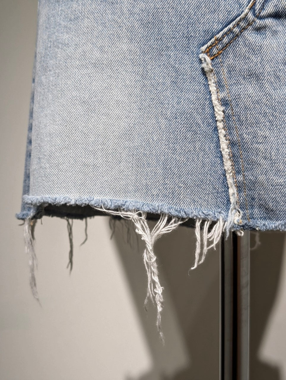 MADISONBLUE 5POKET DENIM MINI SKIRT(VW)