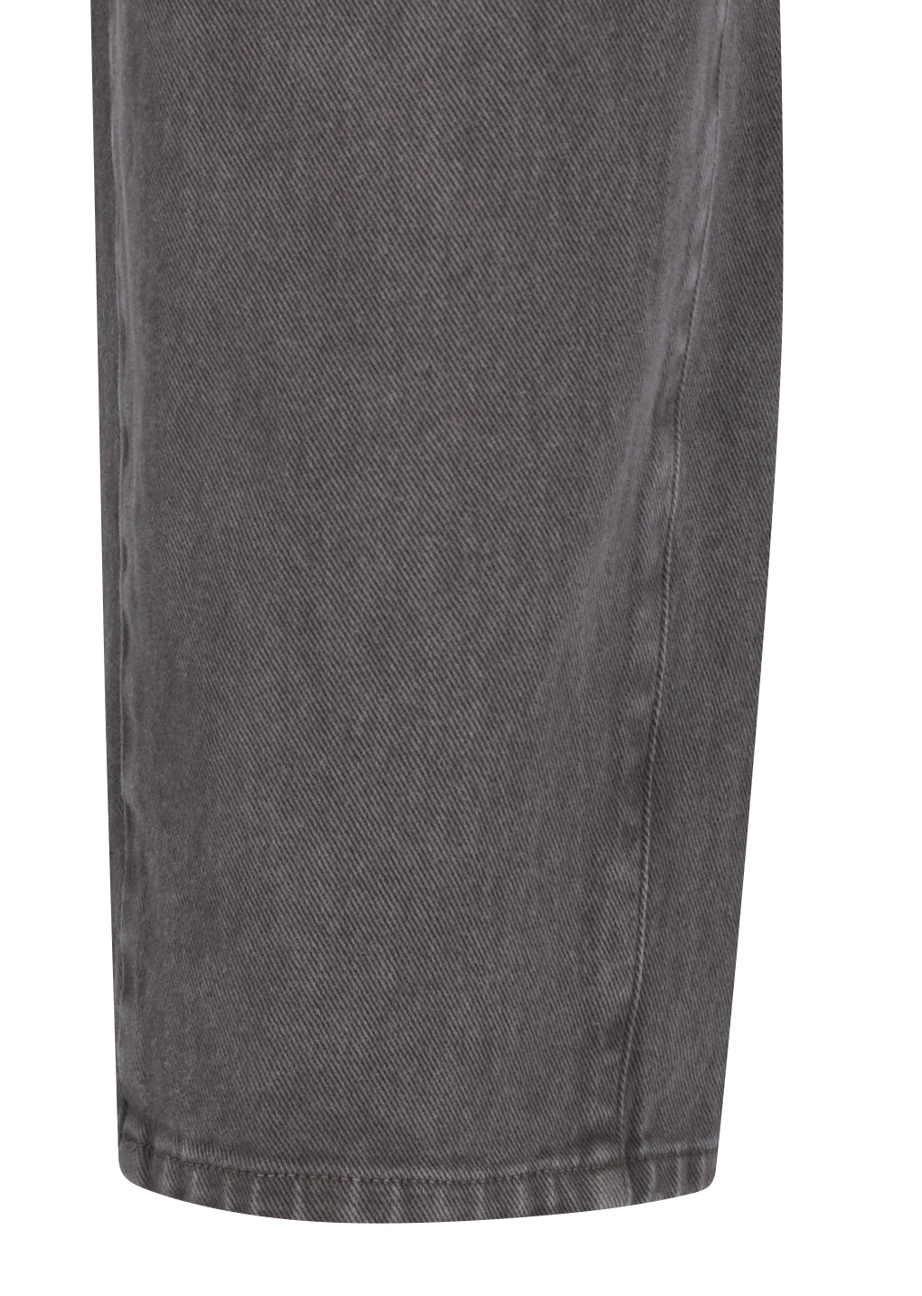AMOMENTO GARMENTS DYED CURVED SEAM DENIM