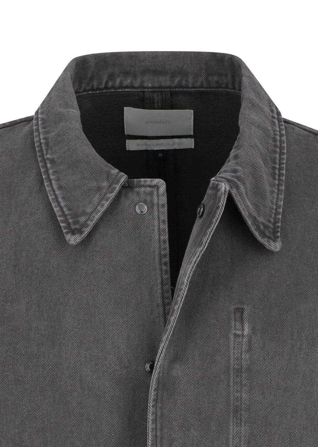 AMOMENTO GARMENTS DAYED POKET DENIM JACKET